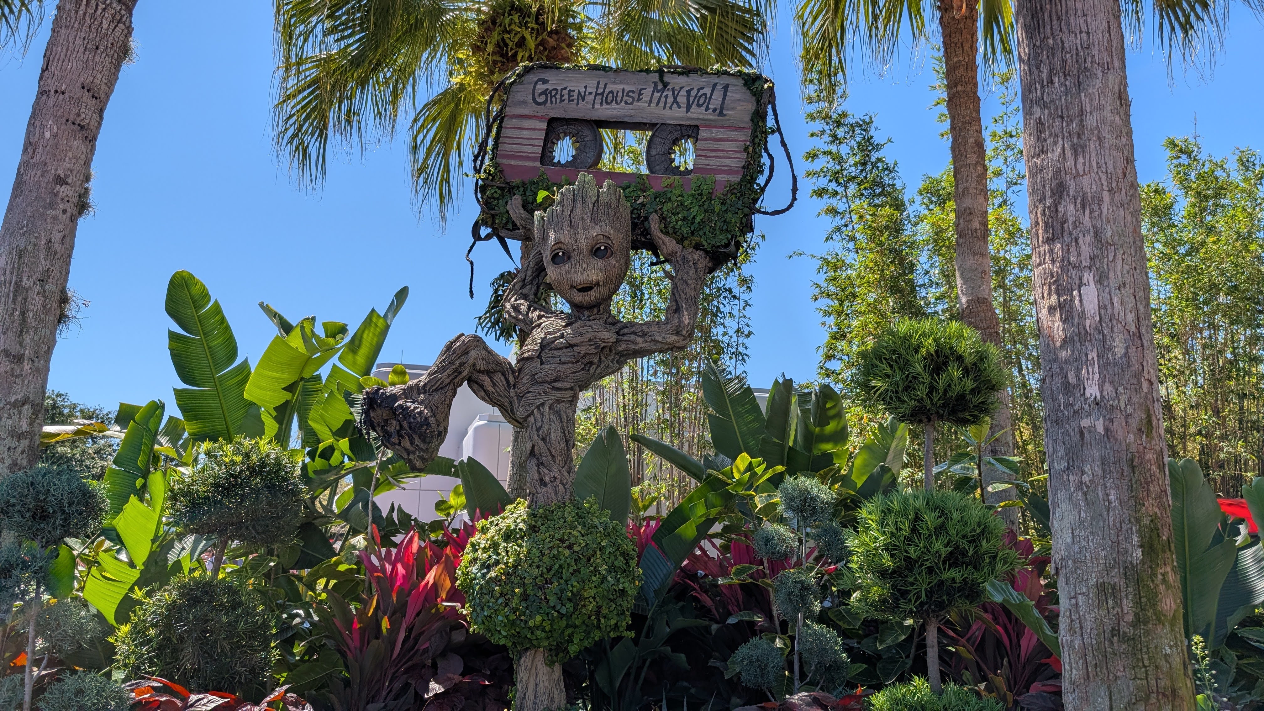 Epcot Flower and Garden Festival Groot Topiary Epcot Flower and Garden Festival Groot Topiary