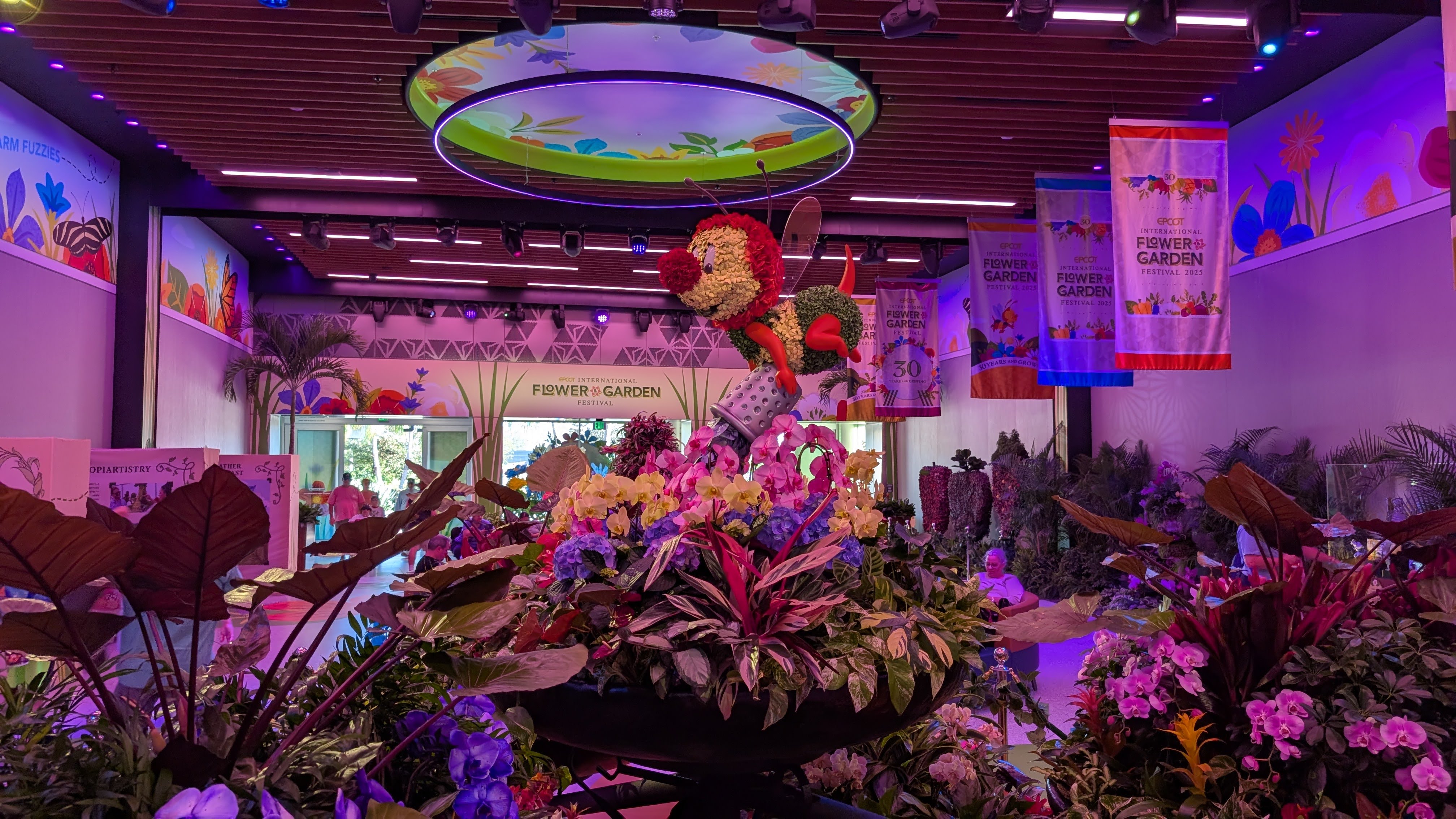 Epcot International Flower and Garden Festival Connections Conservatory Garden Epcot International Flower and Garden Festival Connections Conservatory Garden