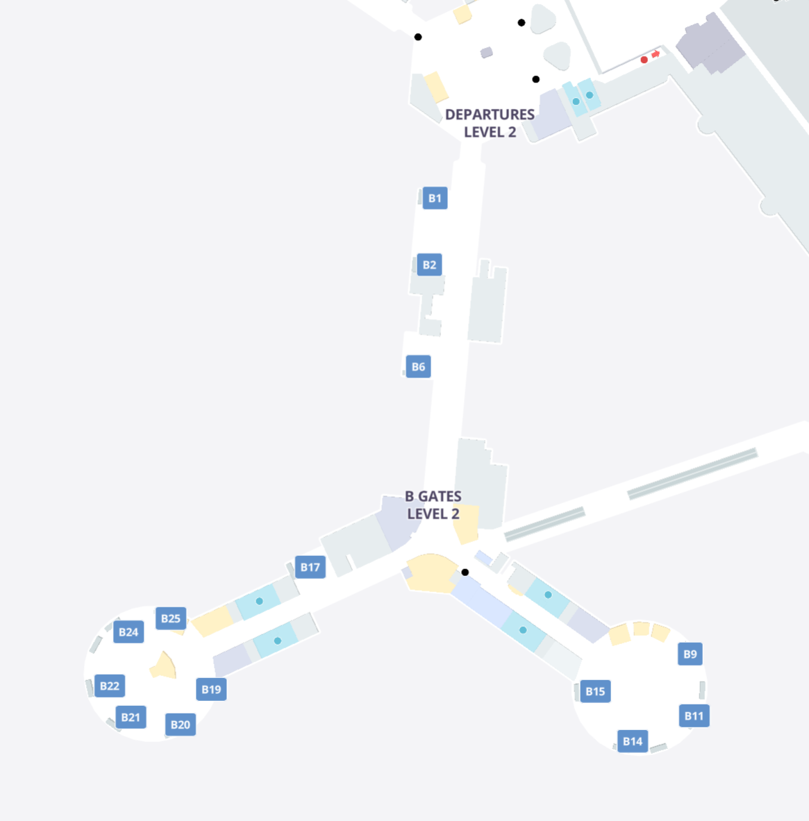 Harry Reid International Airport Concourse B Harry Reid International Airport B Gates