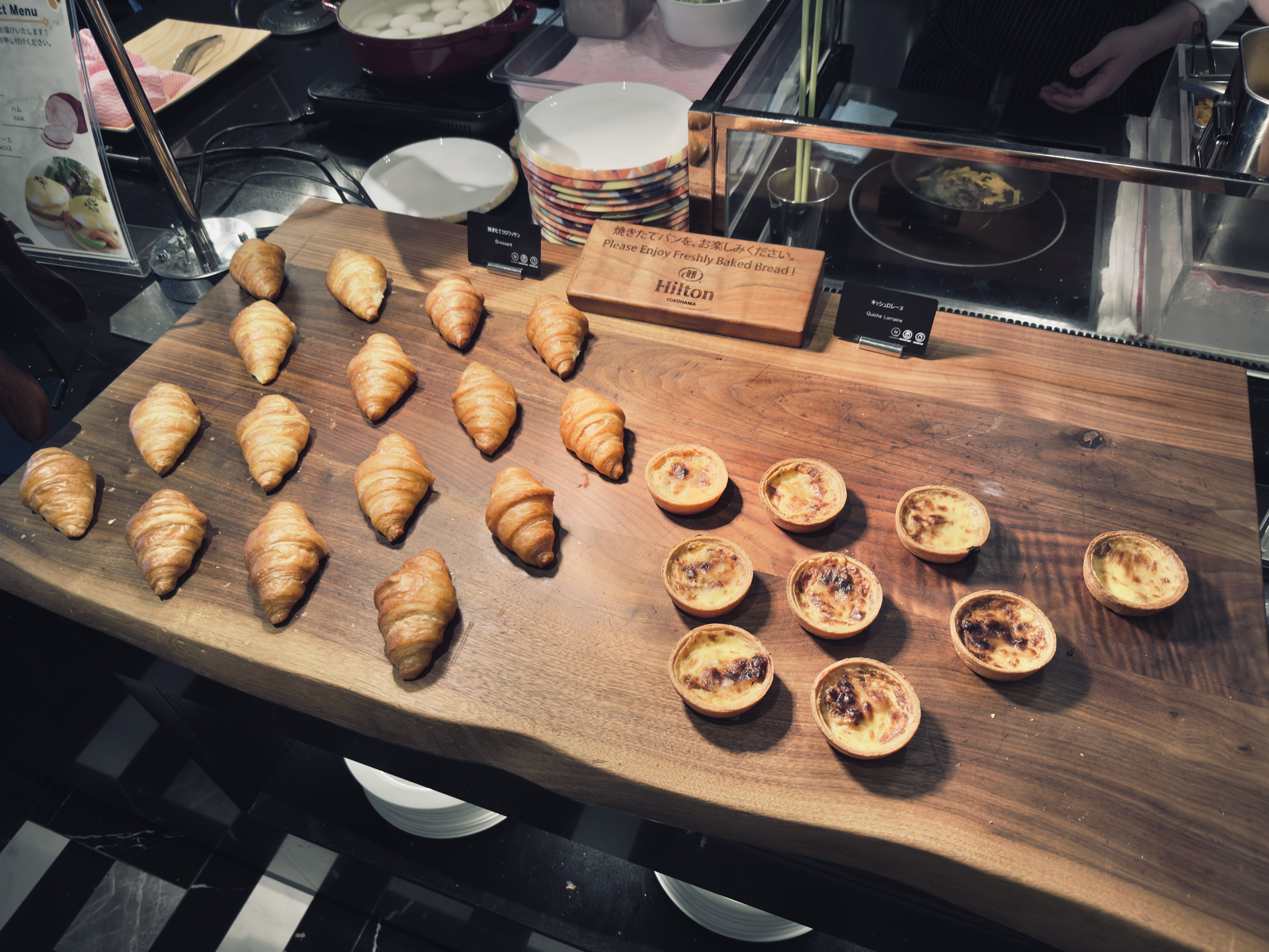 Hilton Yokohama Parade breakfast croissants