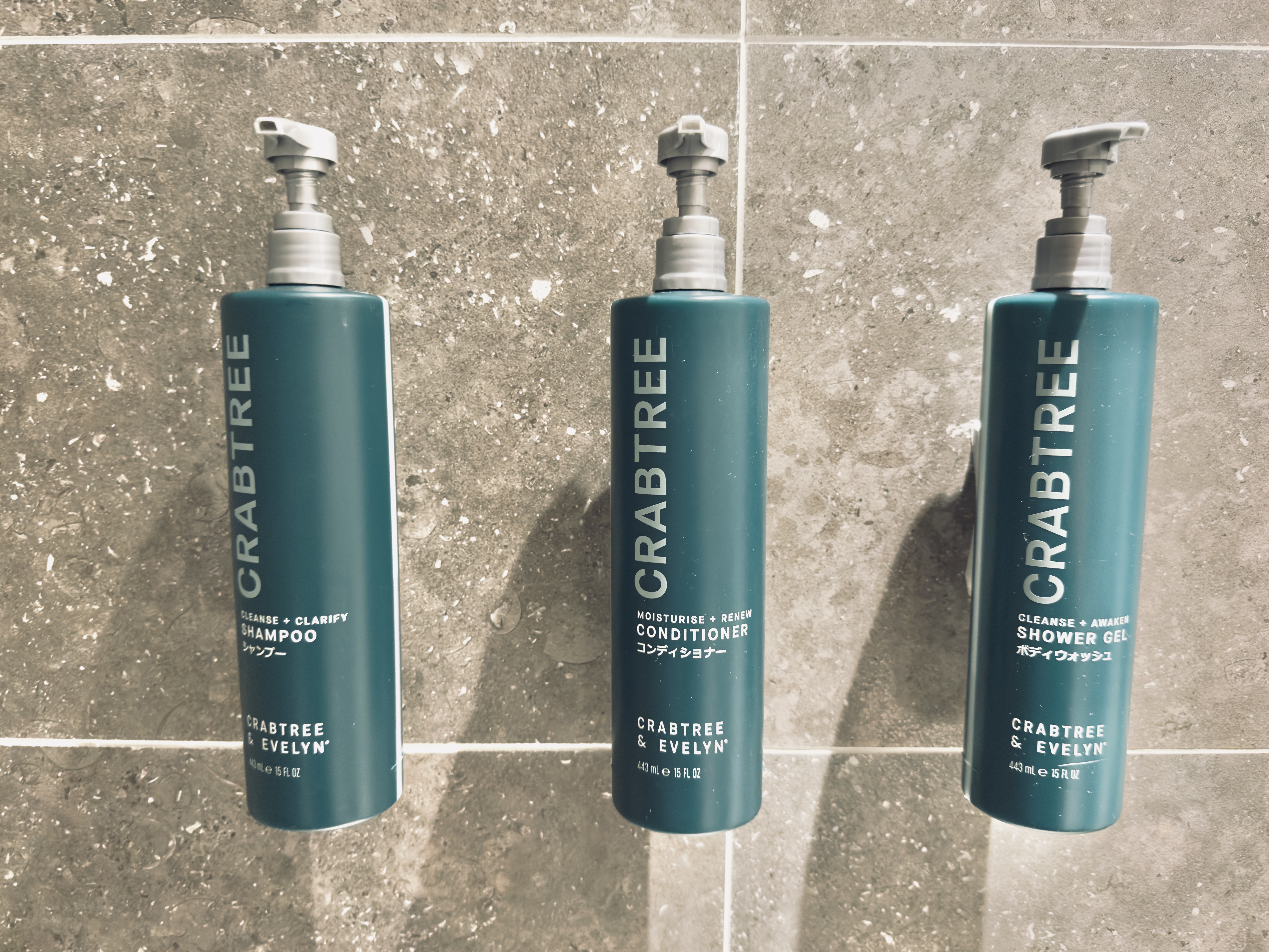 Hilton Yokohama bathroom shower toiletries