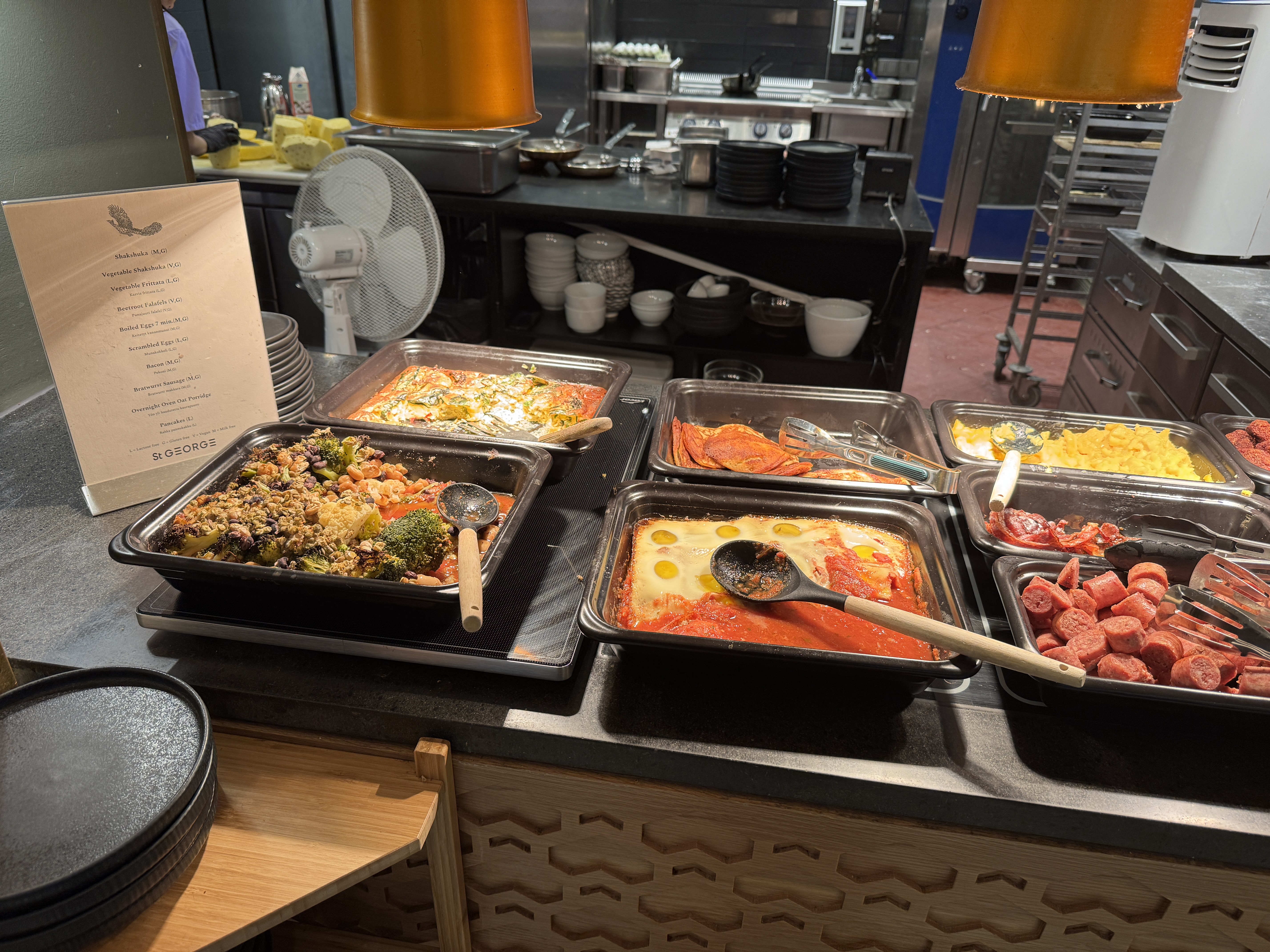 Hotel St George breakfast buffet Hotel St George breakfast buffet