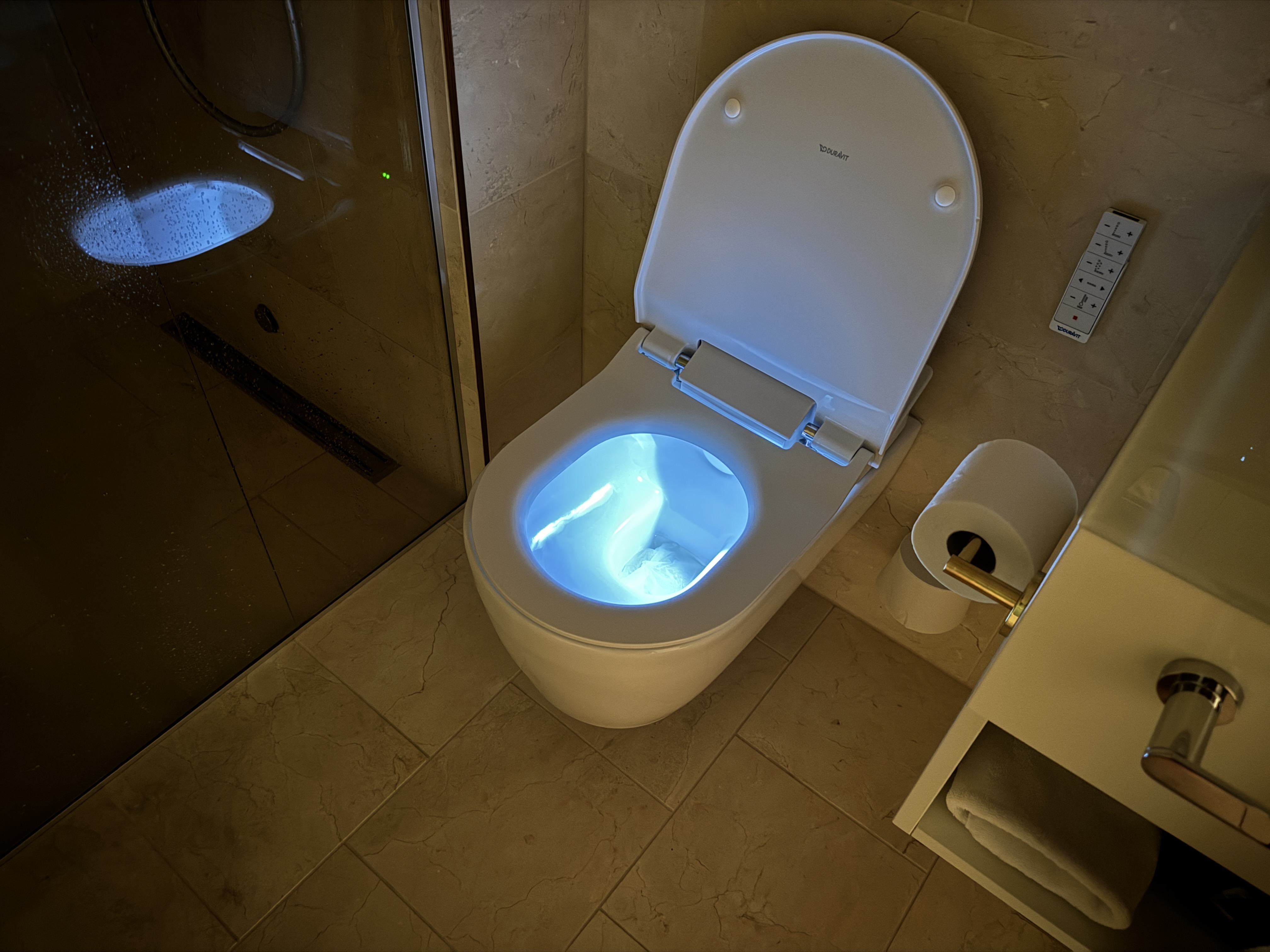Hotel St George glowing toilet Hotel St George glowing toilet