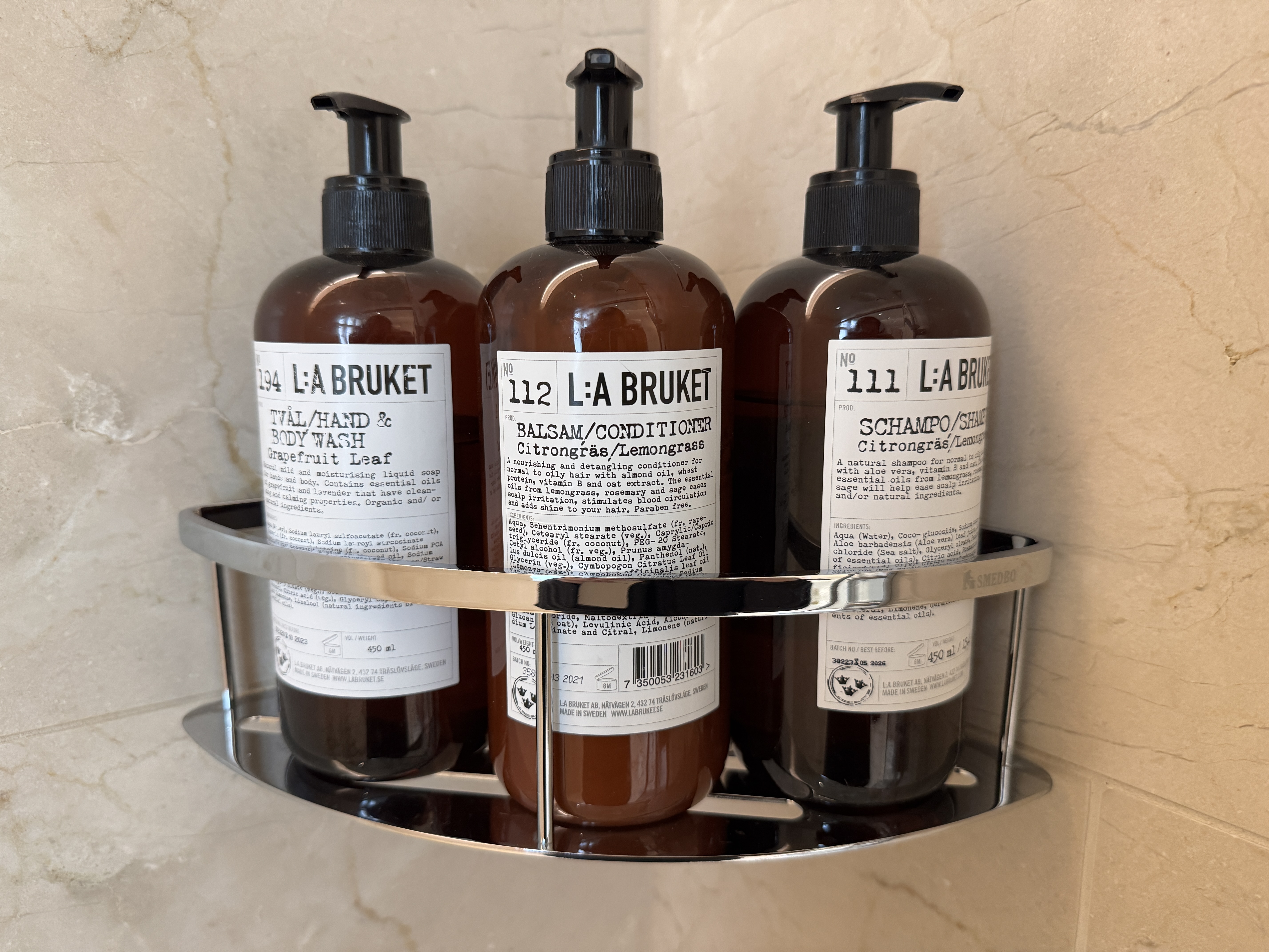 Hotel St George shower amenities Hotel St George shower amenities