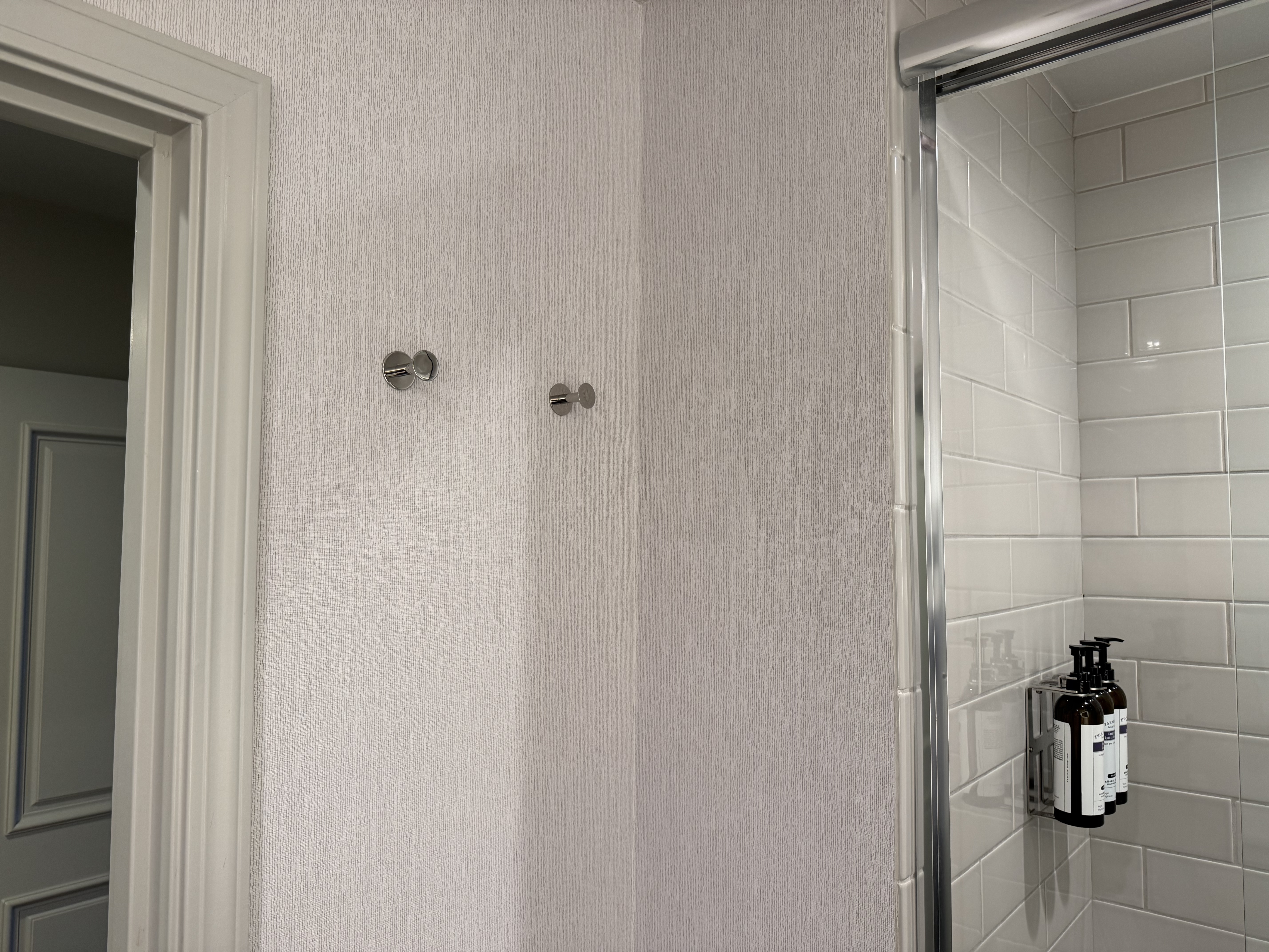 Hyatt Regency Sonoma Wine Country Sonoma Suite bathroom towel hooks