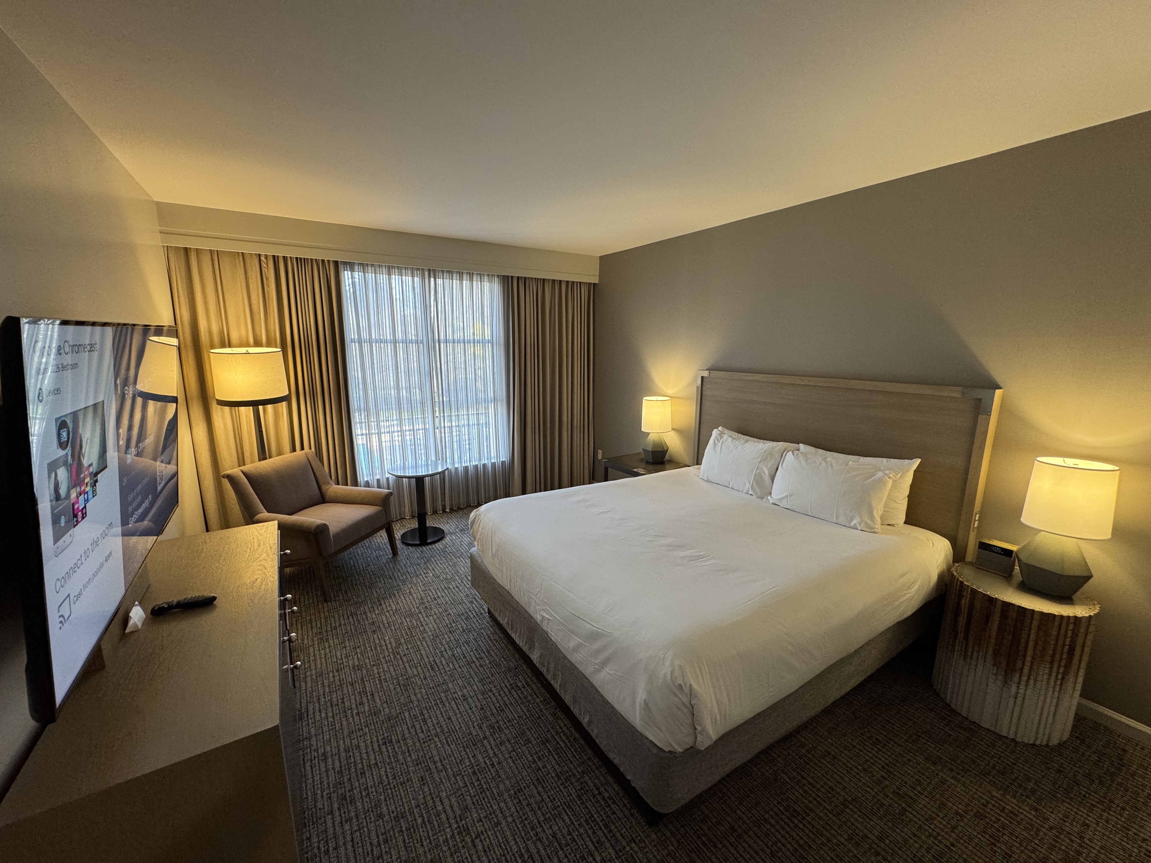 Hyatt Regency Sonoma Wine Country Sonoma Suite bedroom wide angle