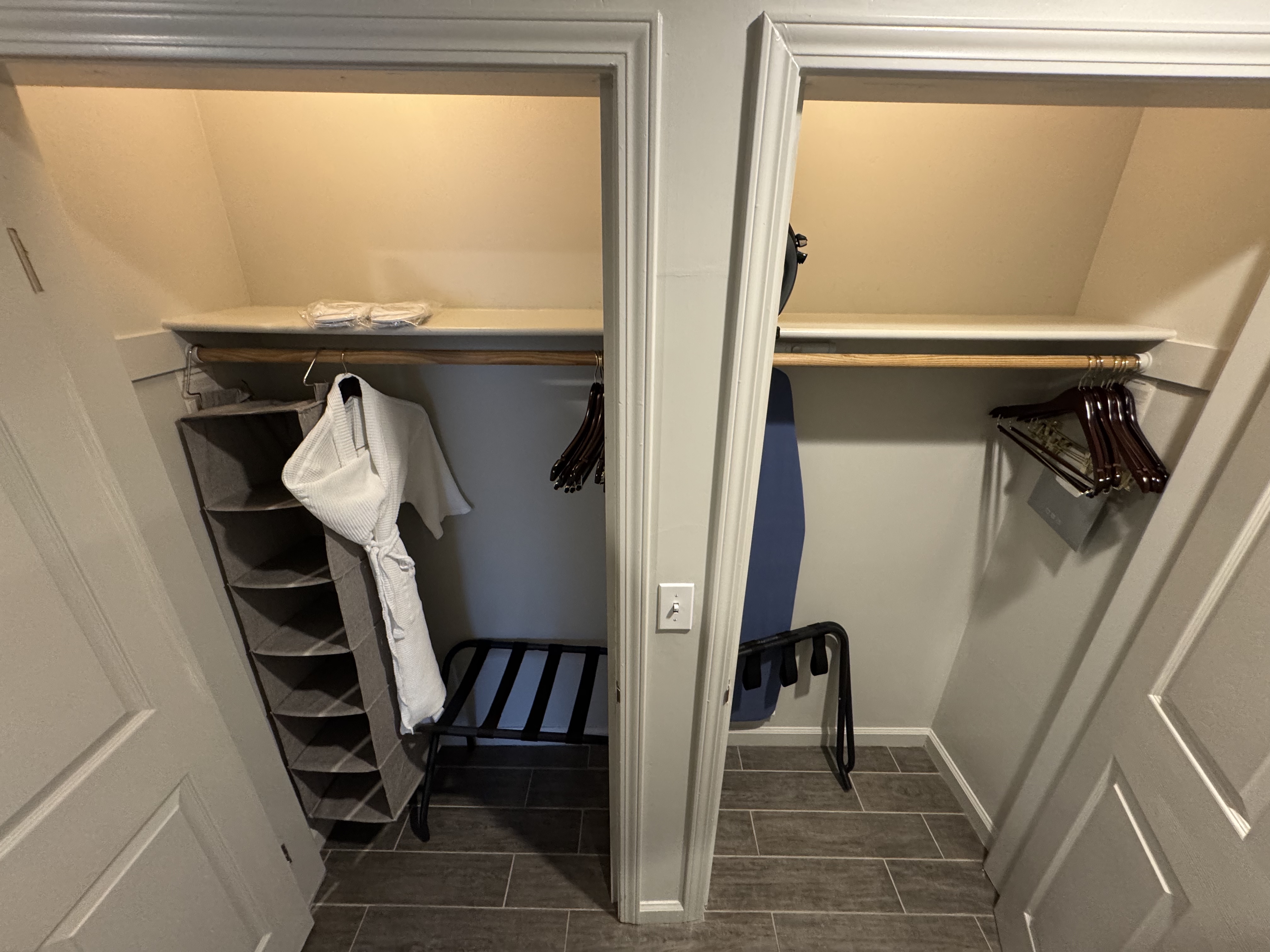 Hyatt Regency Sonoma Wine Country Sonoma Suite closets