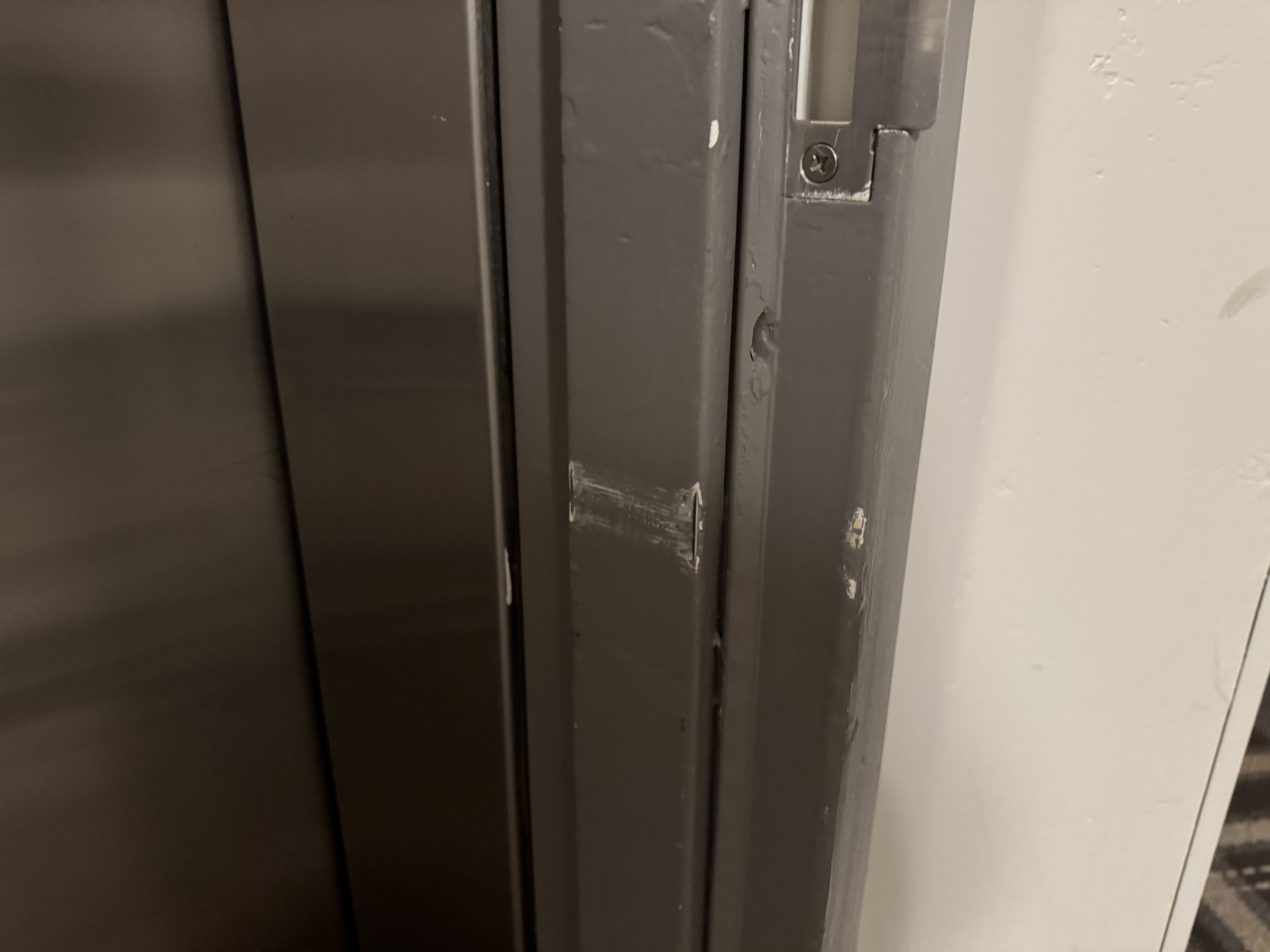 Hyatt Regency Sonoma Wine Country Sonoma Suite elevator door damage