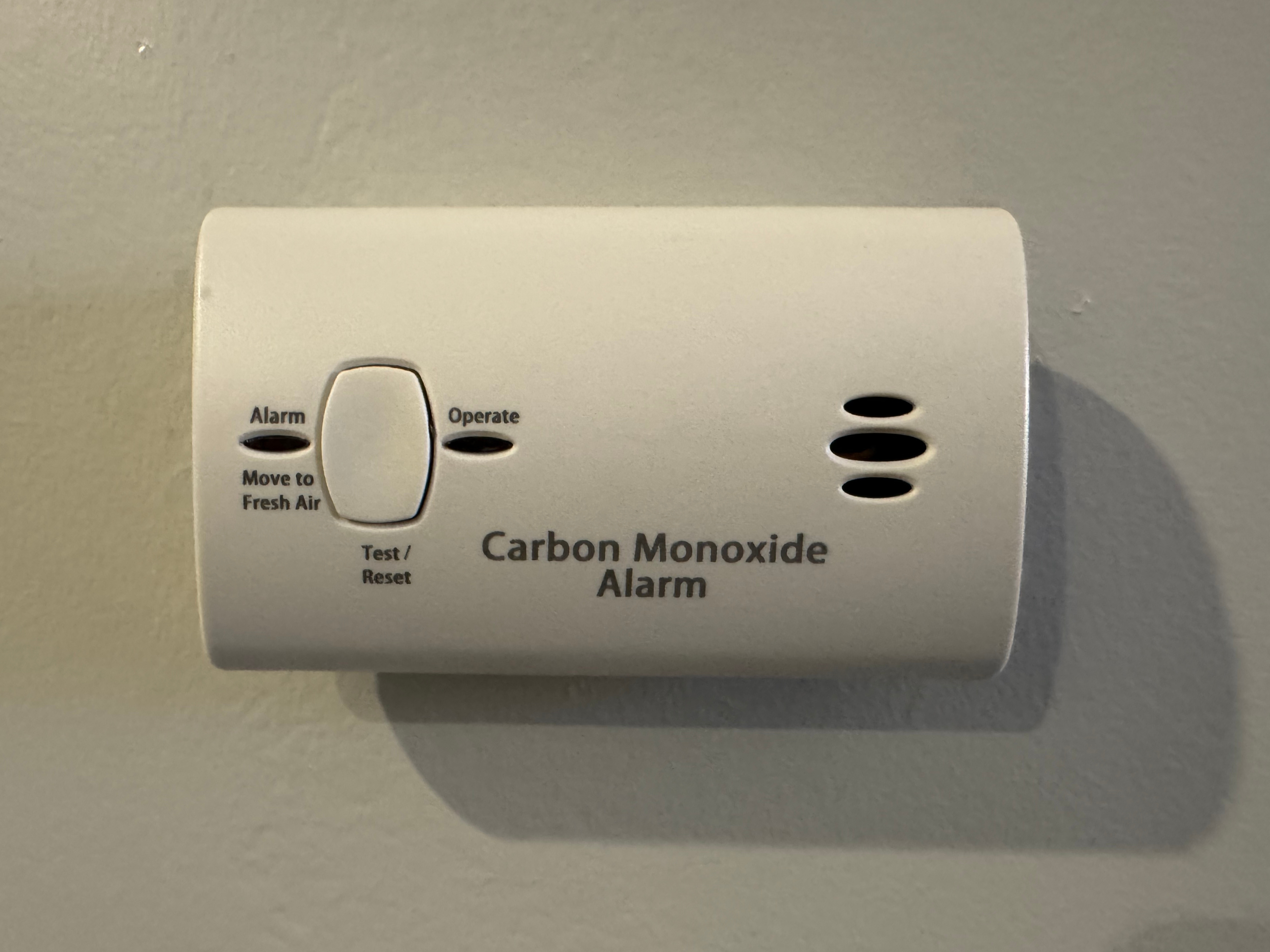 Hyatt Regency Sonoma Wine Country Sonoma Suite living room carbon monoxide detector