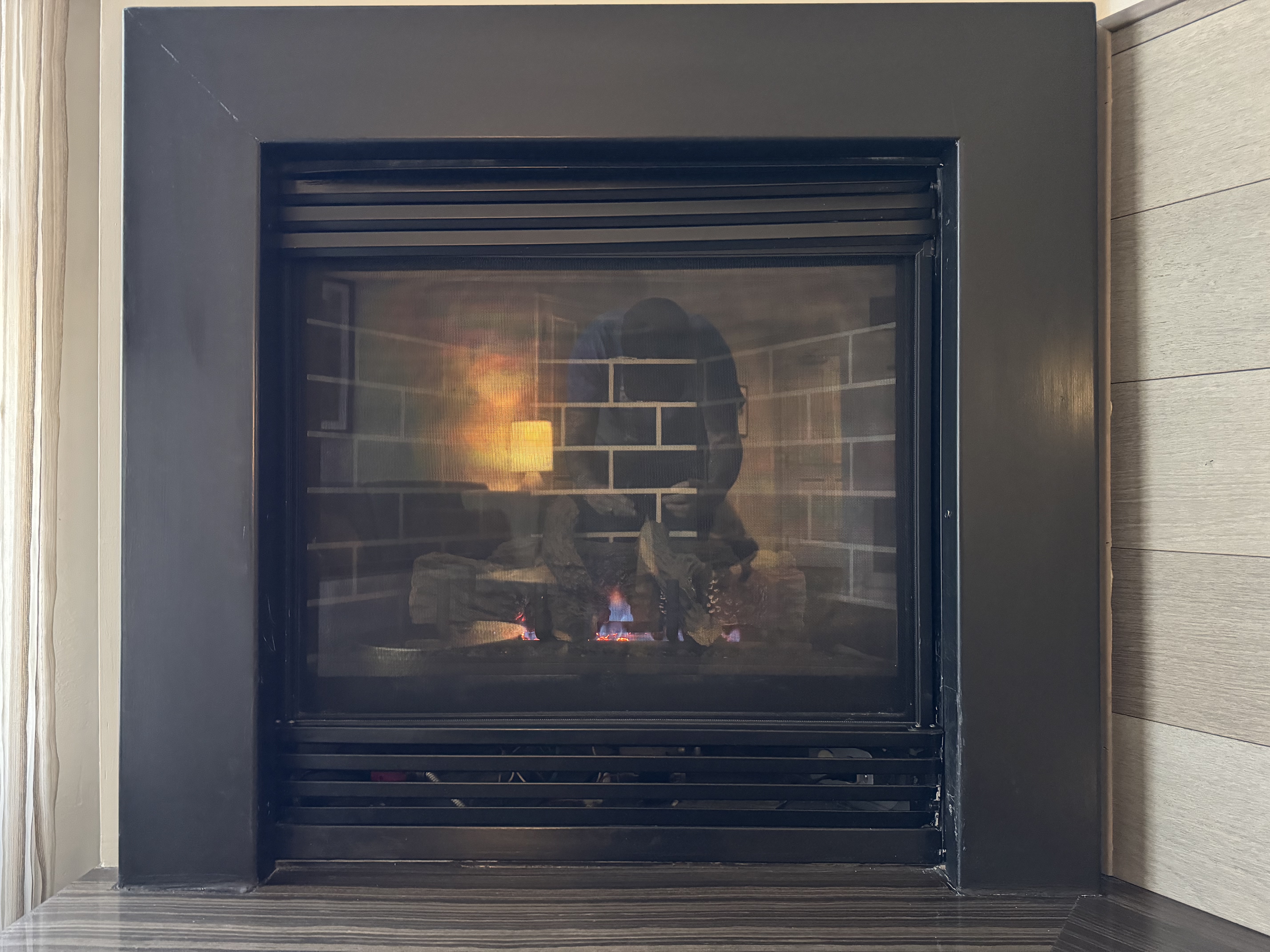 Hyatt Regency Sonoma Wine Country Sonoma Suite living room fireplace