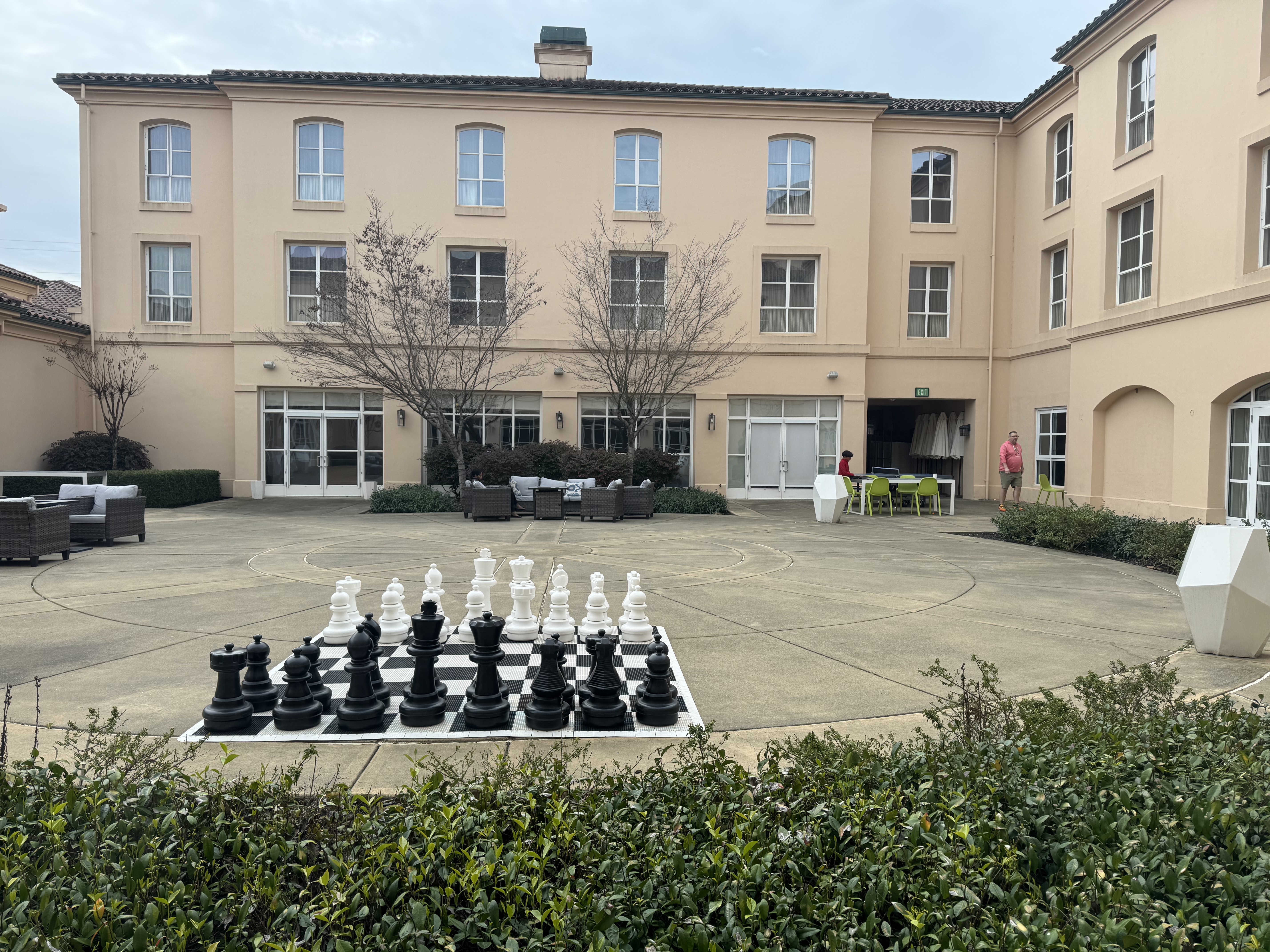 Hyatt Regency Sonoma Wine Country courtyard games