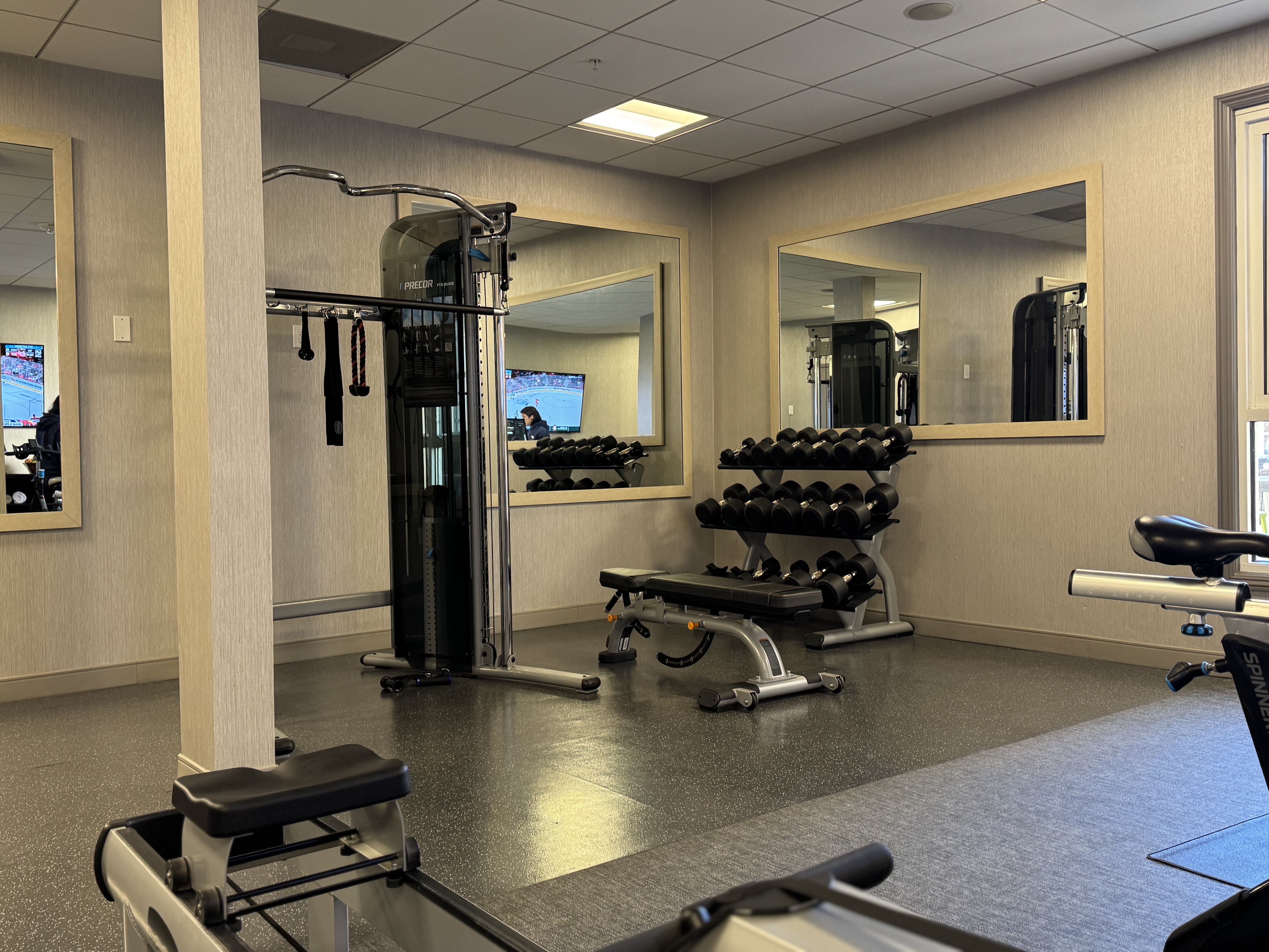 Hyatt Regency Sonoma Wine Country gym weights