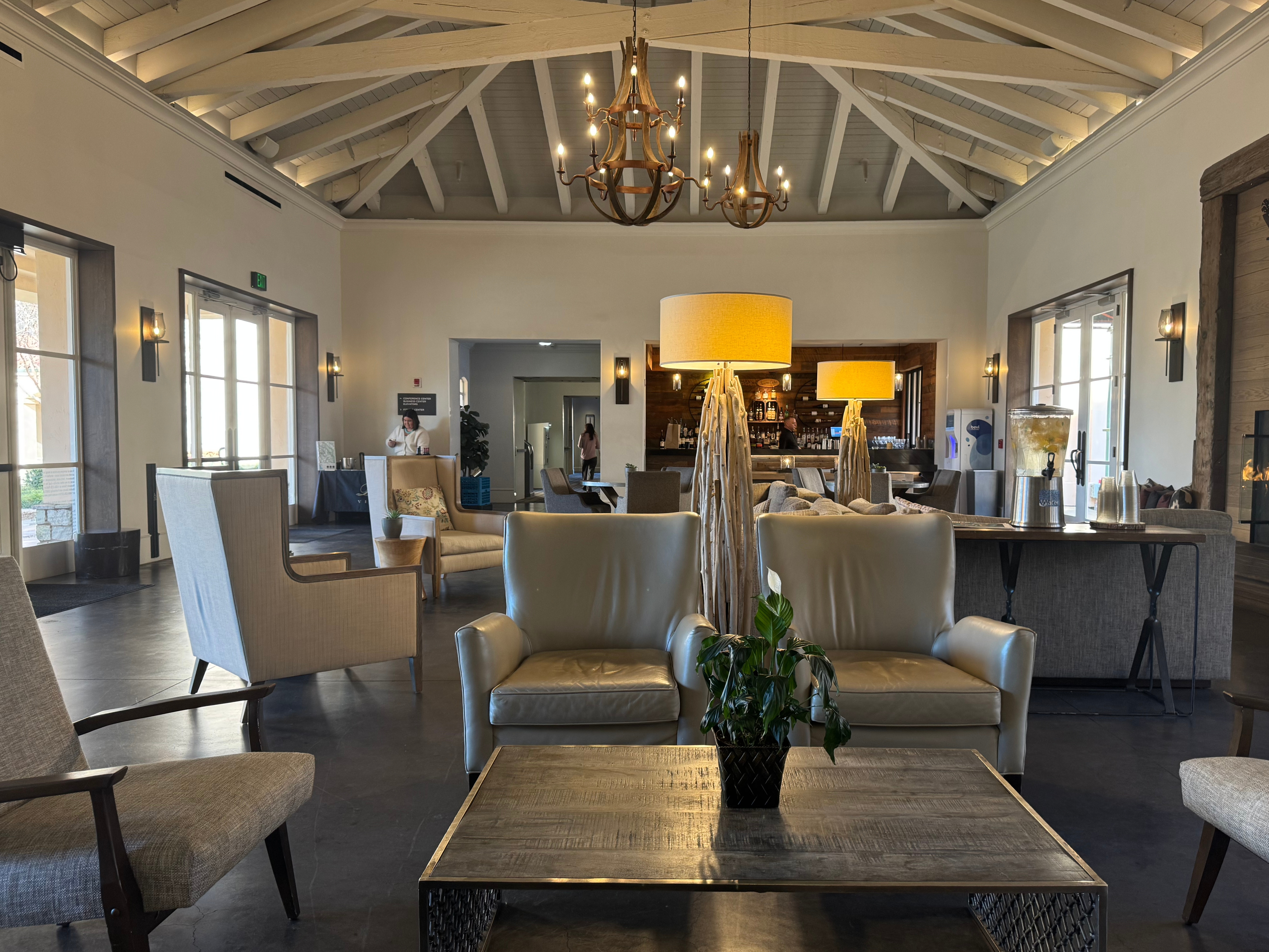 Hyatt Regency Sonoma Wine Country lobby central seating