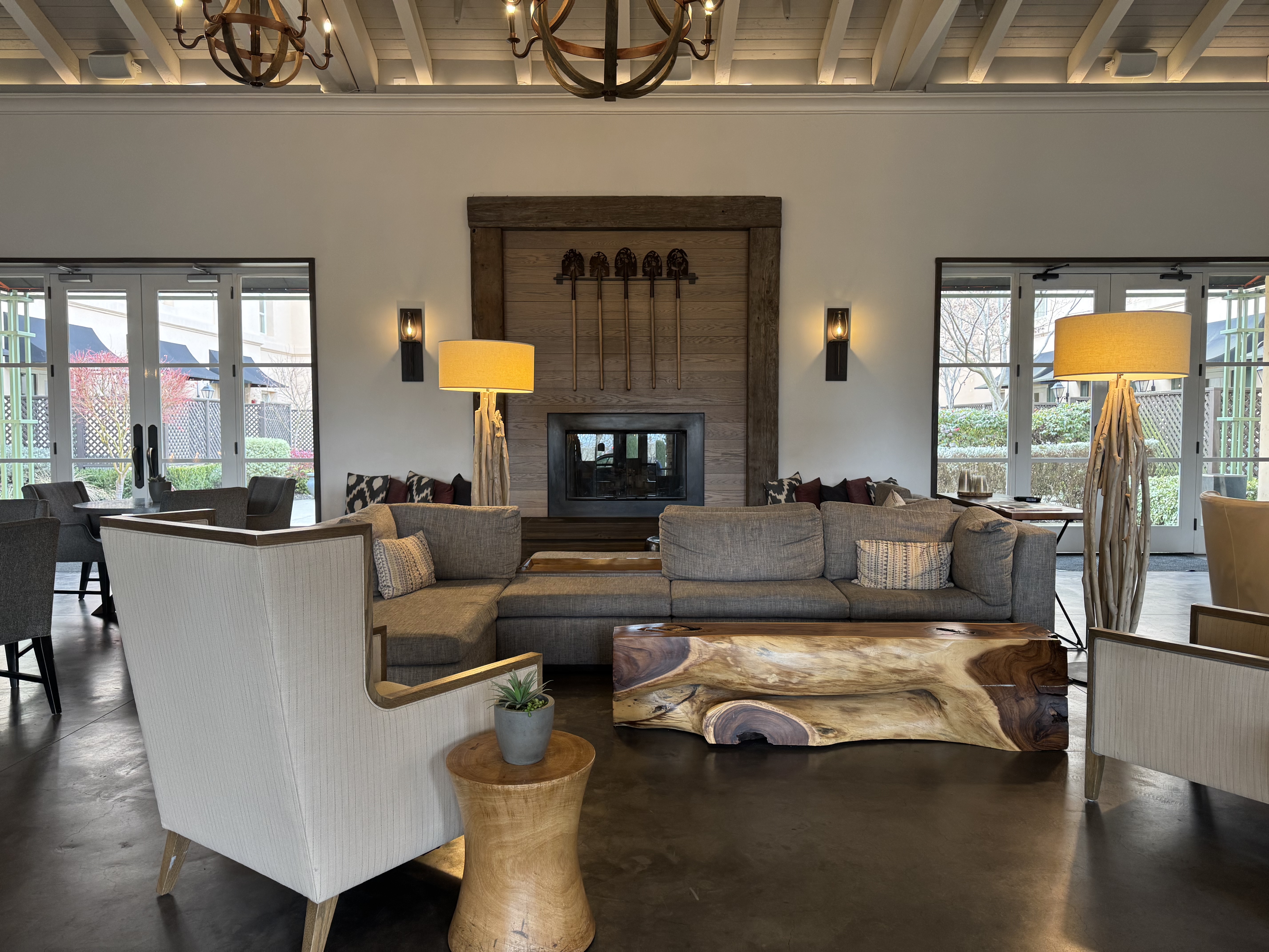Hyatt Regency Sonoma Wine Country lobby seating