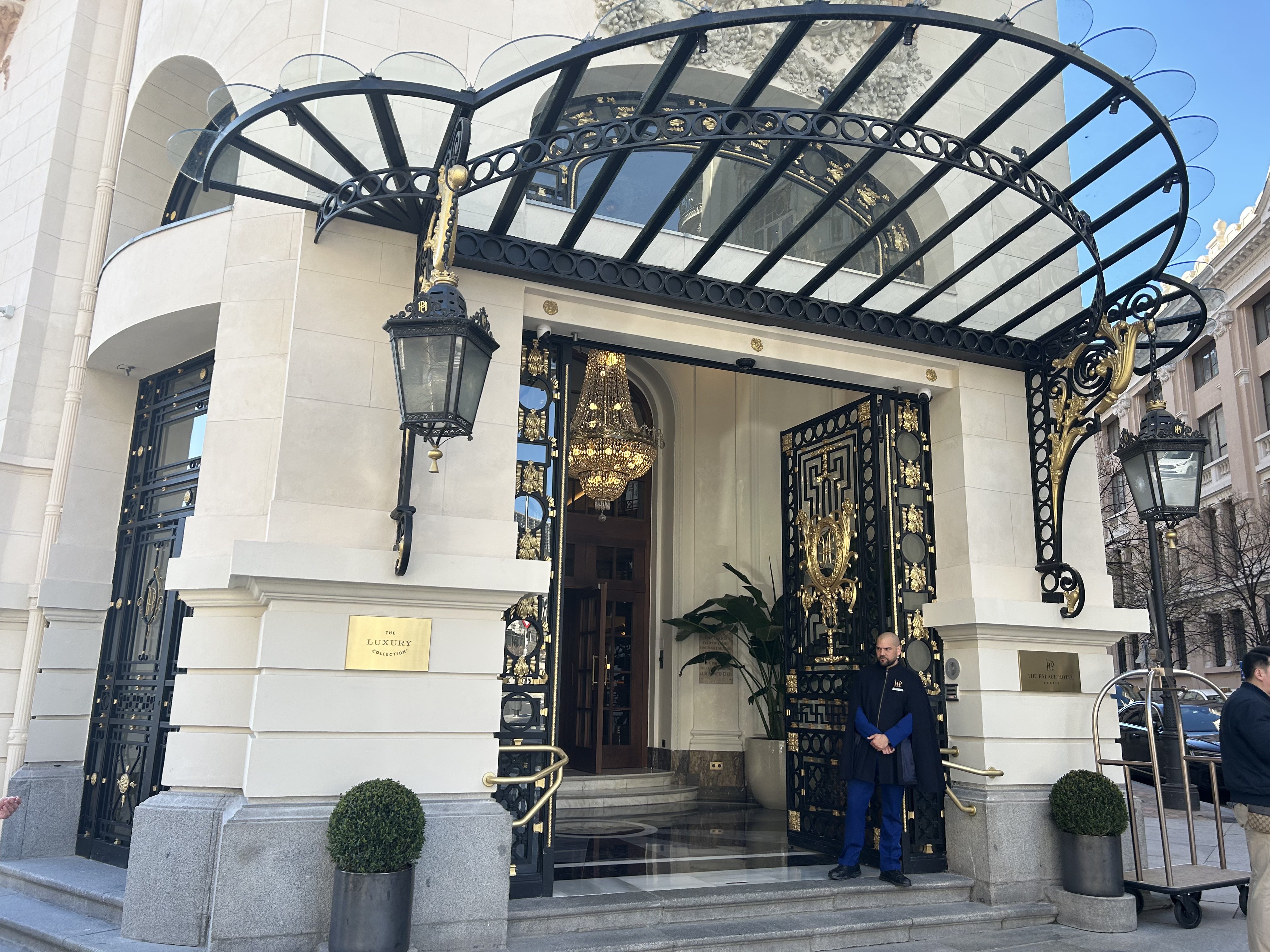 The Palace, a Luxury Collection Hotel, Madrid, exterior entrance