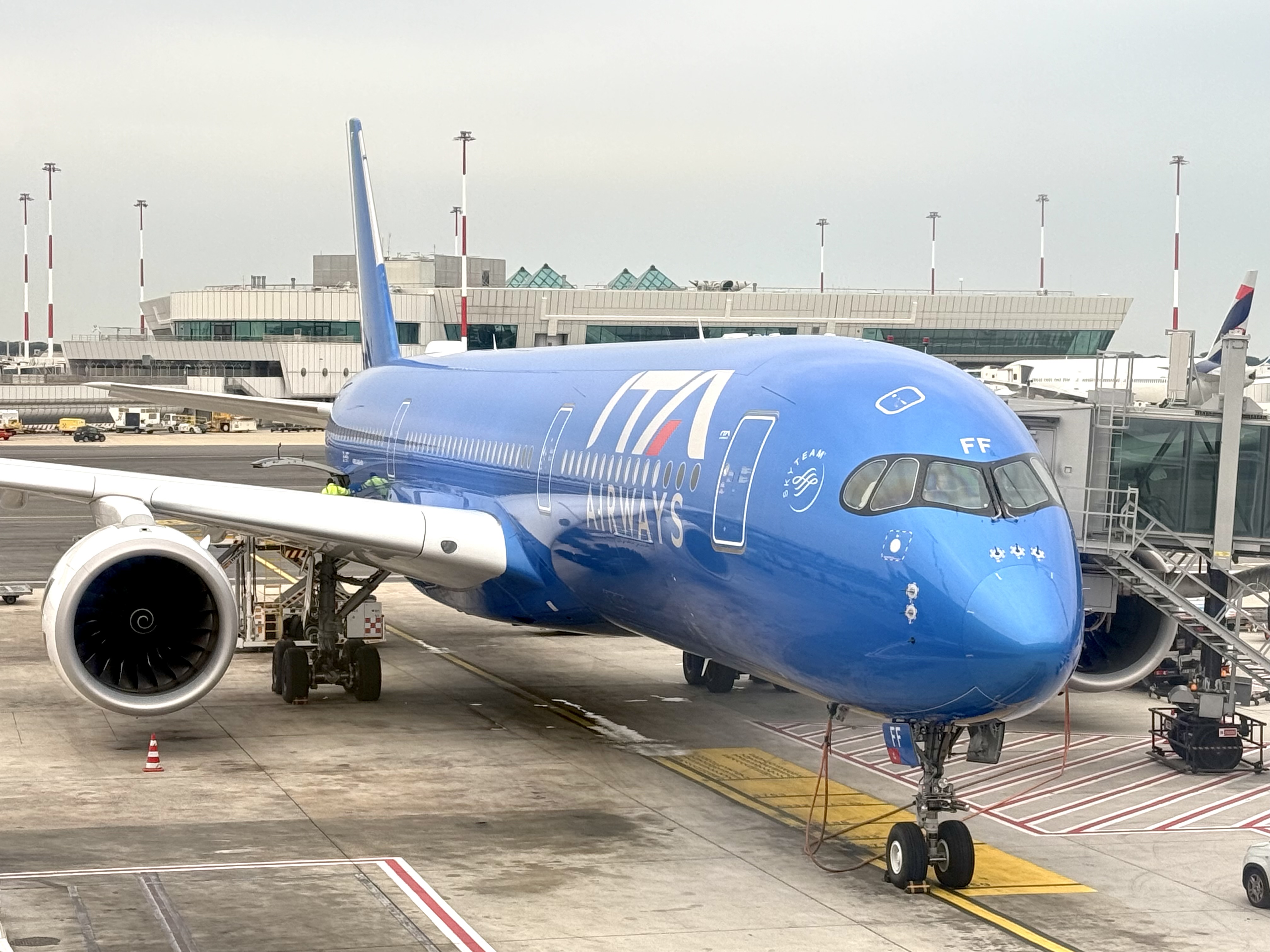 ITA Airways Airbus A350 900 at Rome FCO