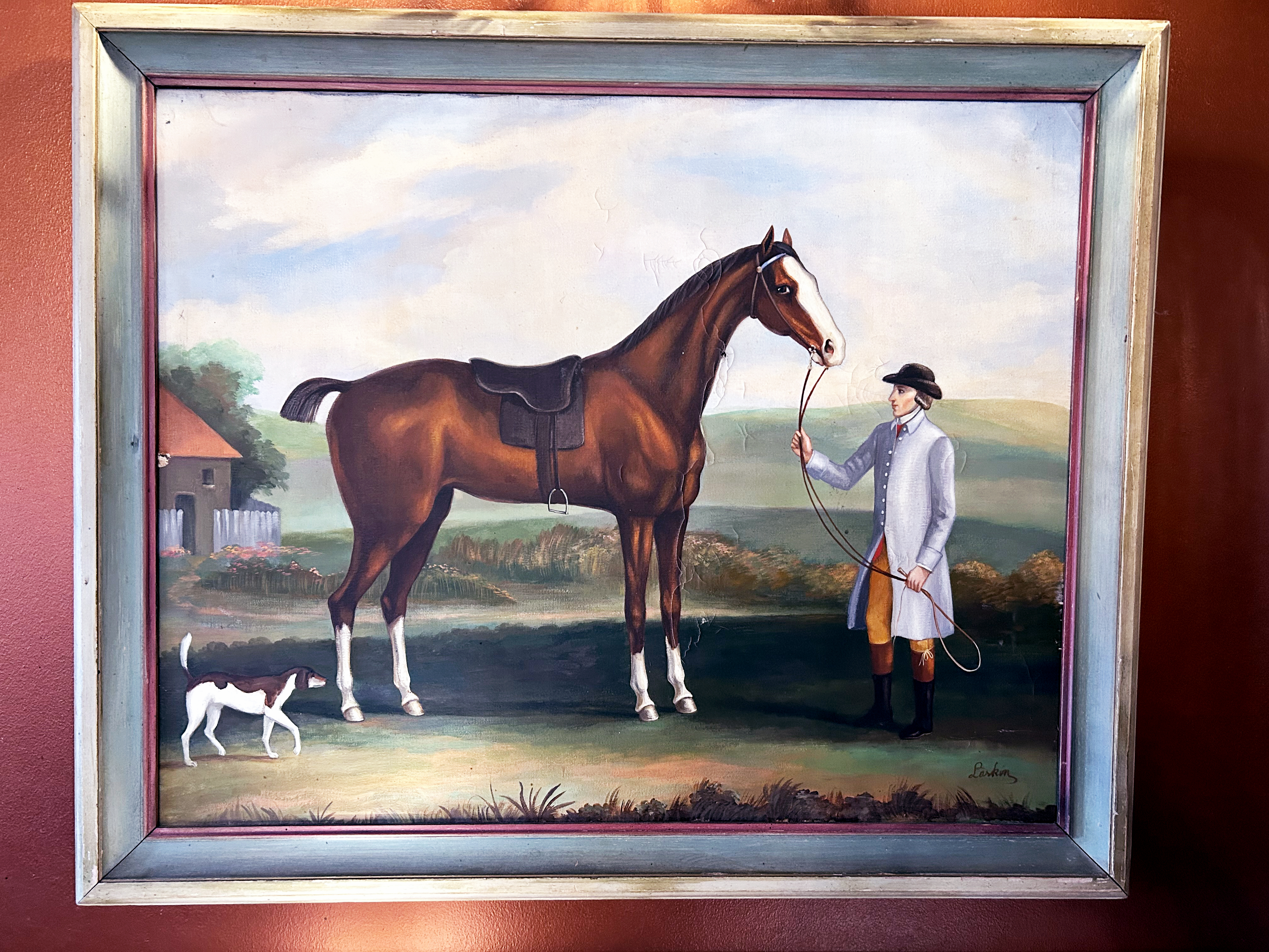 Inn at Saratoga horse painting
