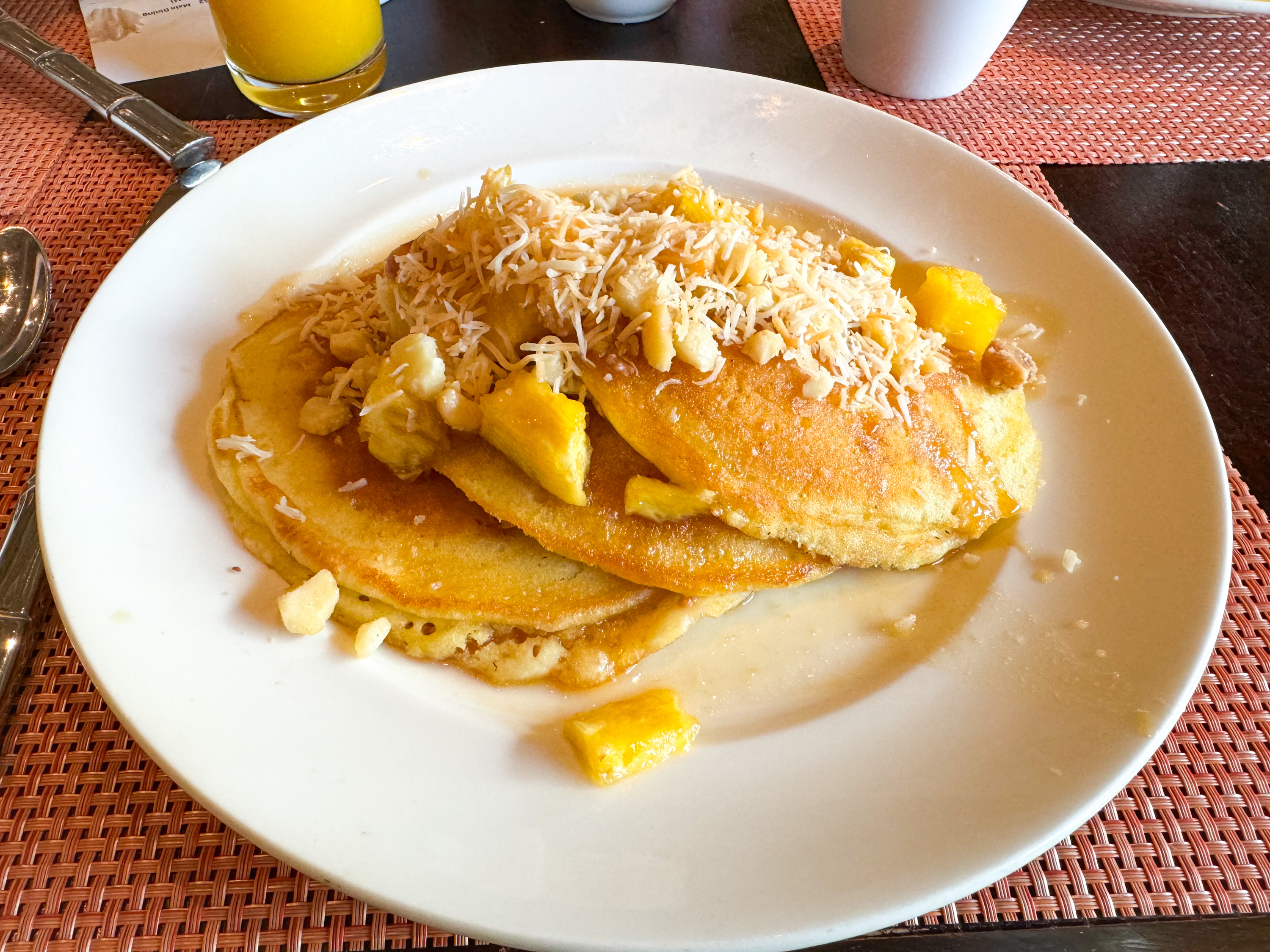 Loews Royal Pacific Pineapple Pancakes Loews Royal Pacific Pineapple Pancakes