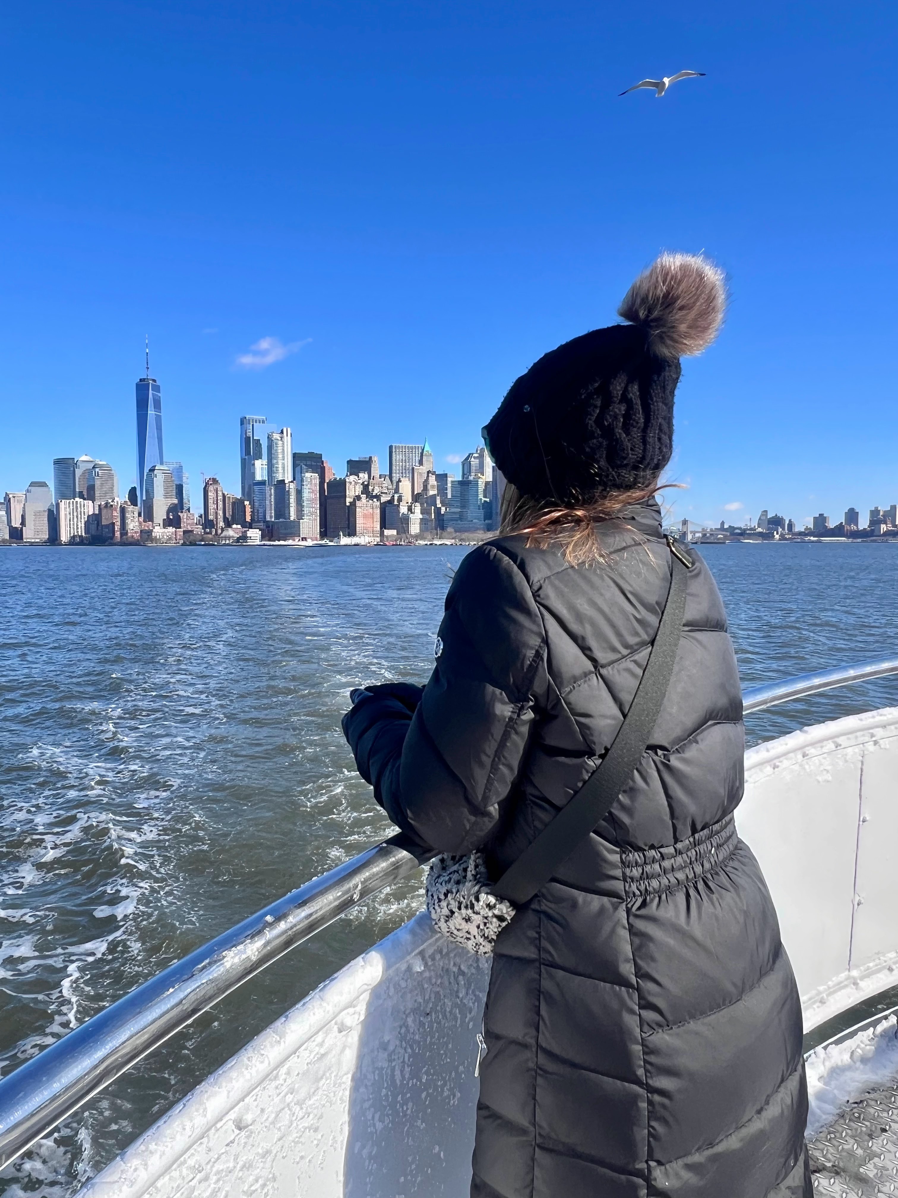 On Statue City Cruises boat to see Statue of Liberty On Statue City Cruises boat to see Statue of Liberty