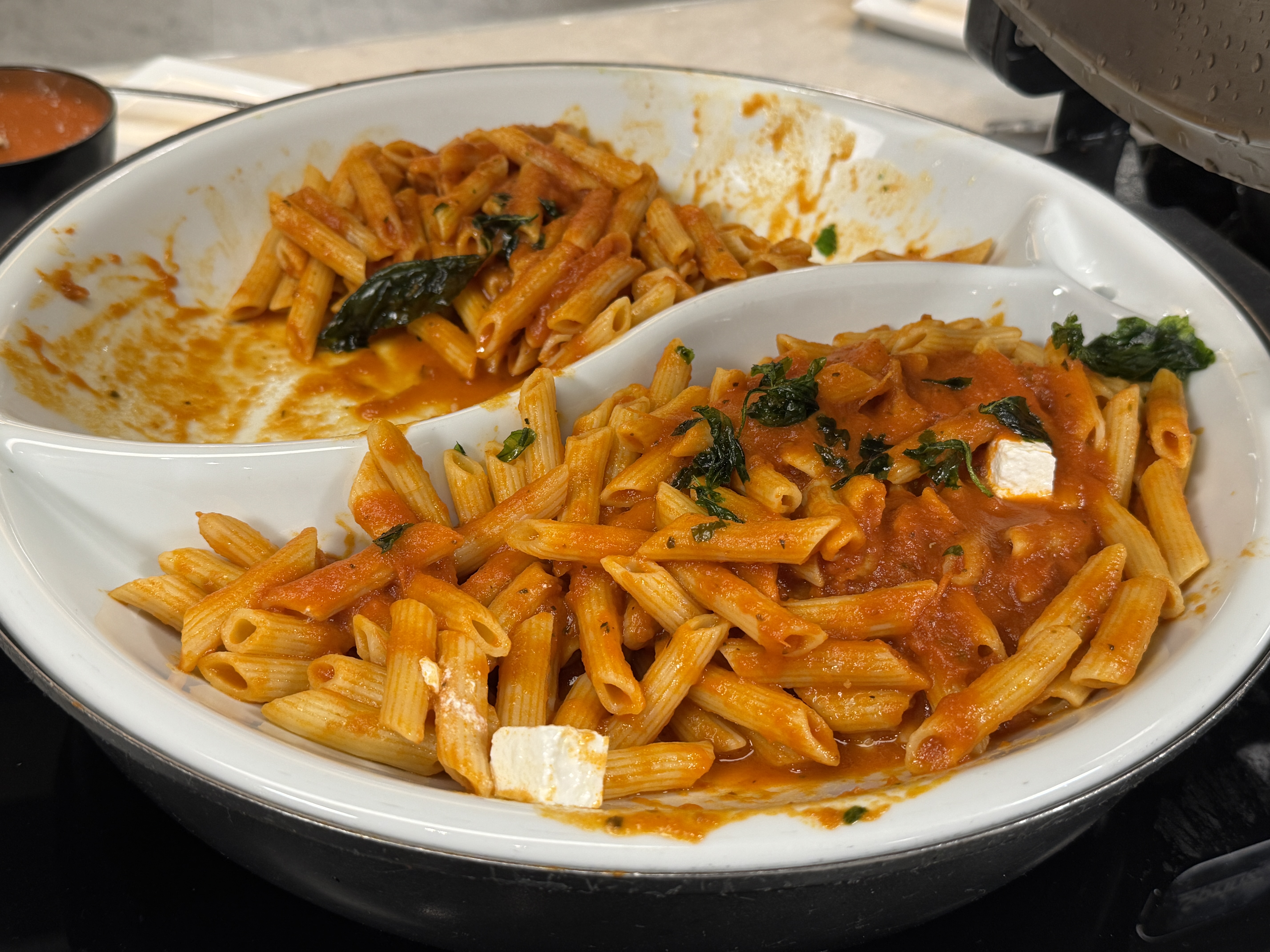 Platinum Gold Lounge North DOH pasta