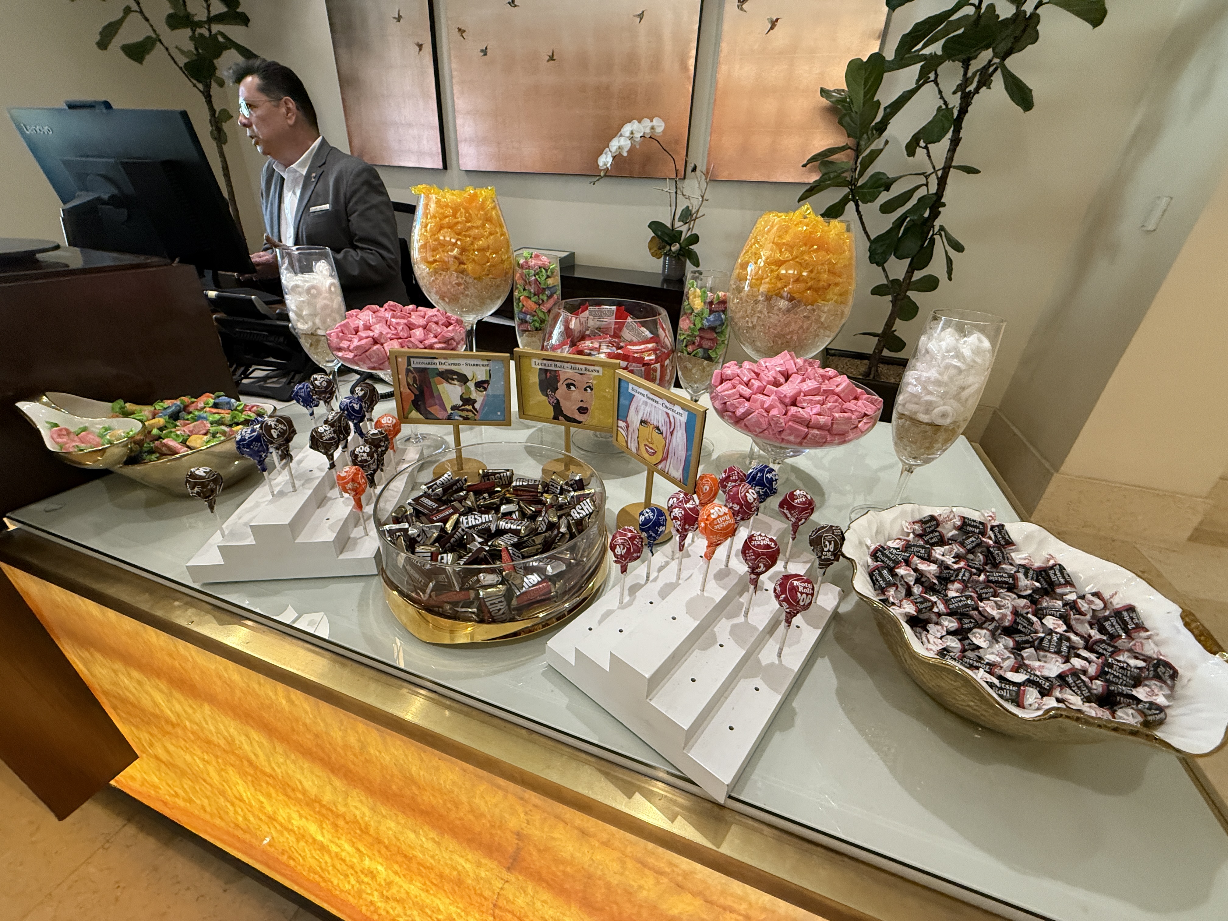 Ritz Carlton Rancho Mirage Candy Display Ritz Carlton Rancho Mirage Candy Display