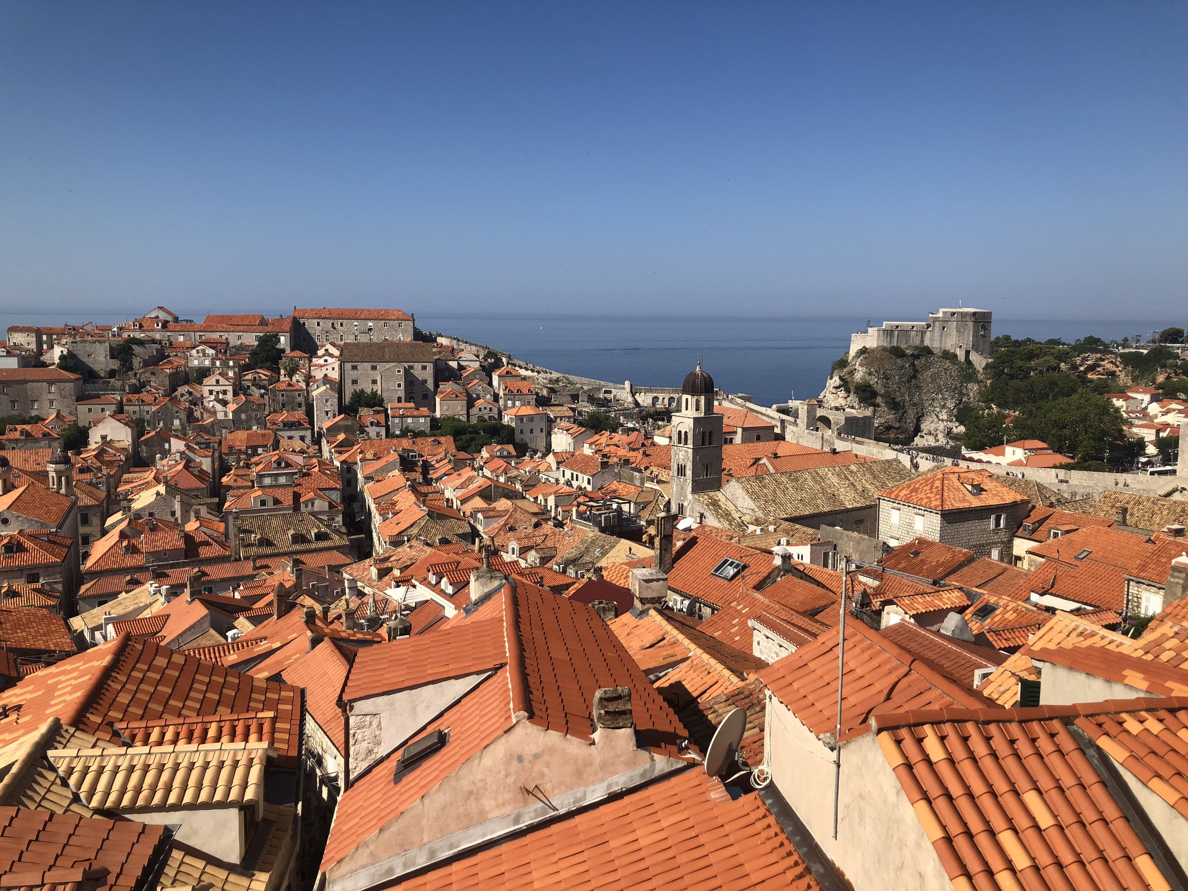 Rooftops in Dubrovnik Rooftops in Dubrovnik
