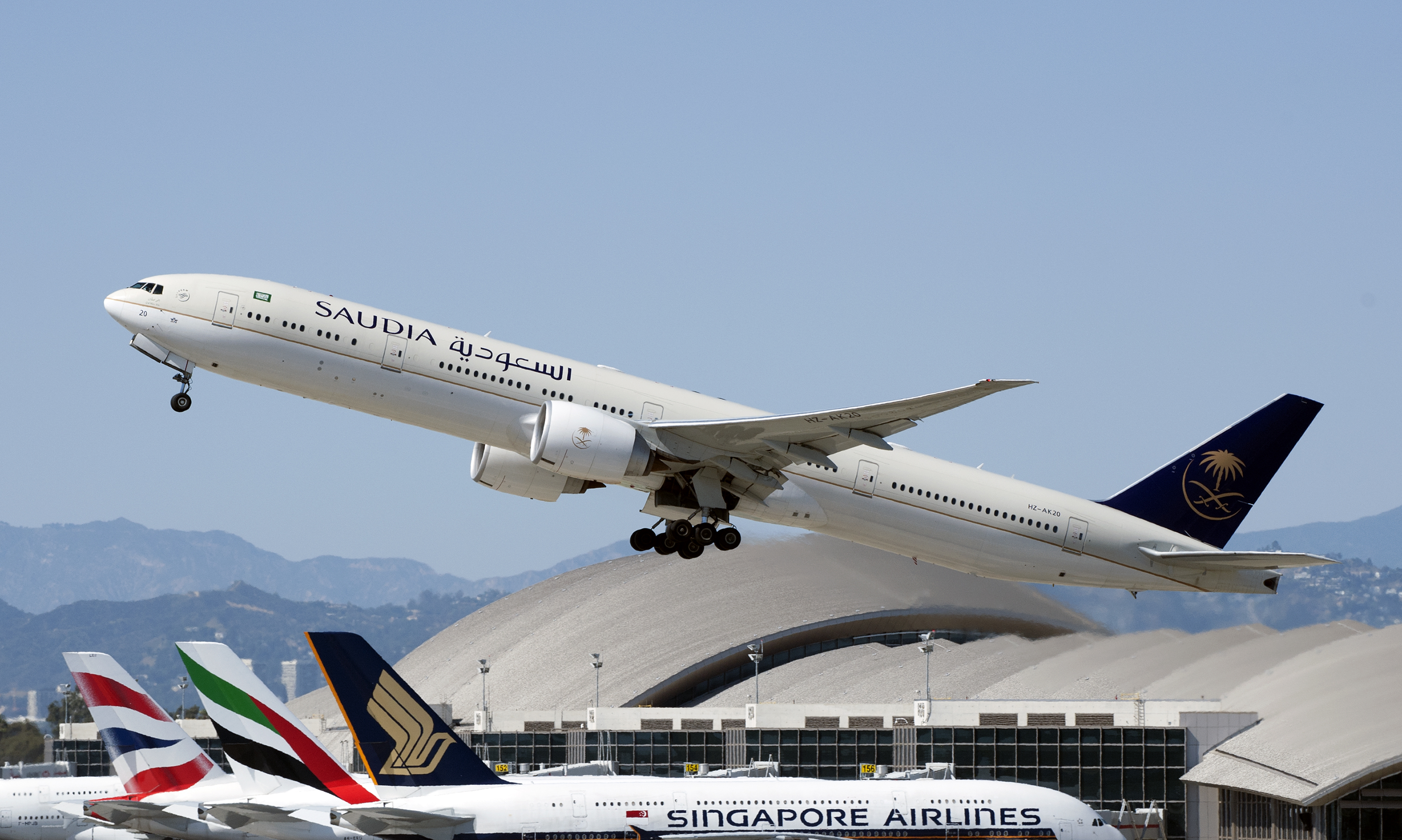 Saudia 777 300ER LAX