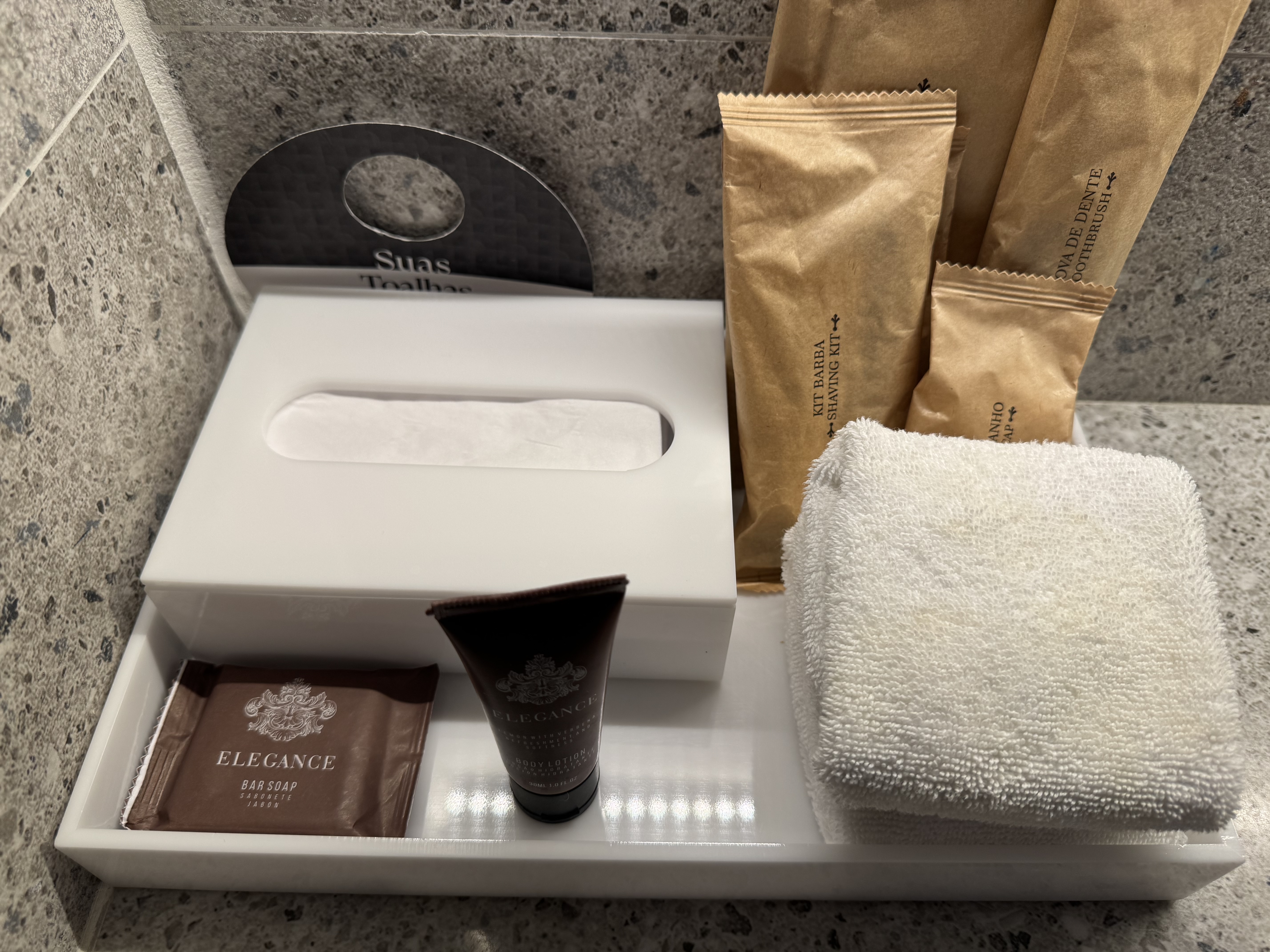 Sheraton Sao Paulo WTC Hotel bathroom amenities Sheraton Sao Paulo WTC Hotel bathroom amenities