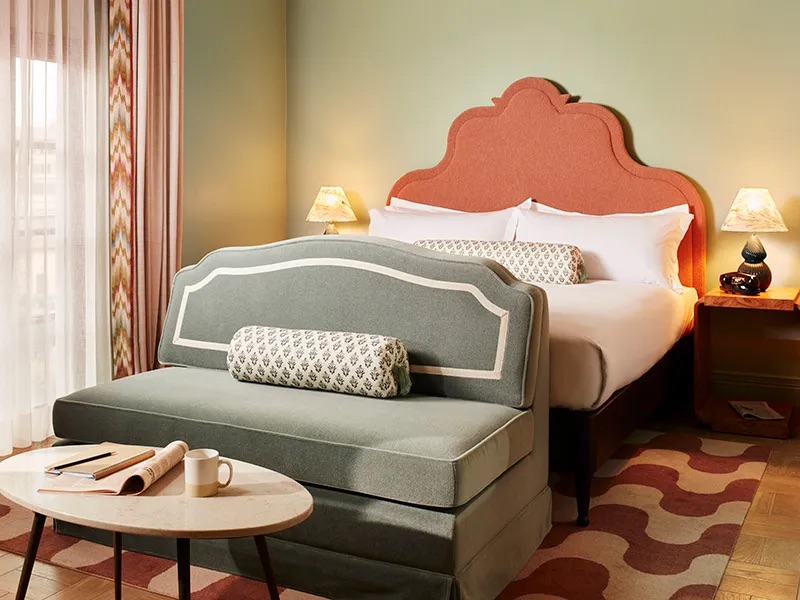 The Hoxton Florence guest room