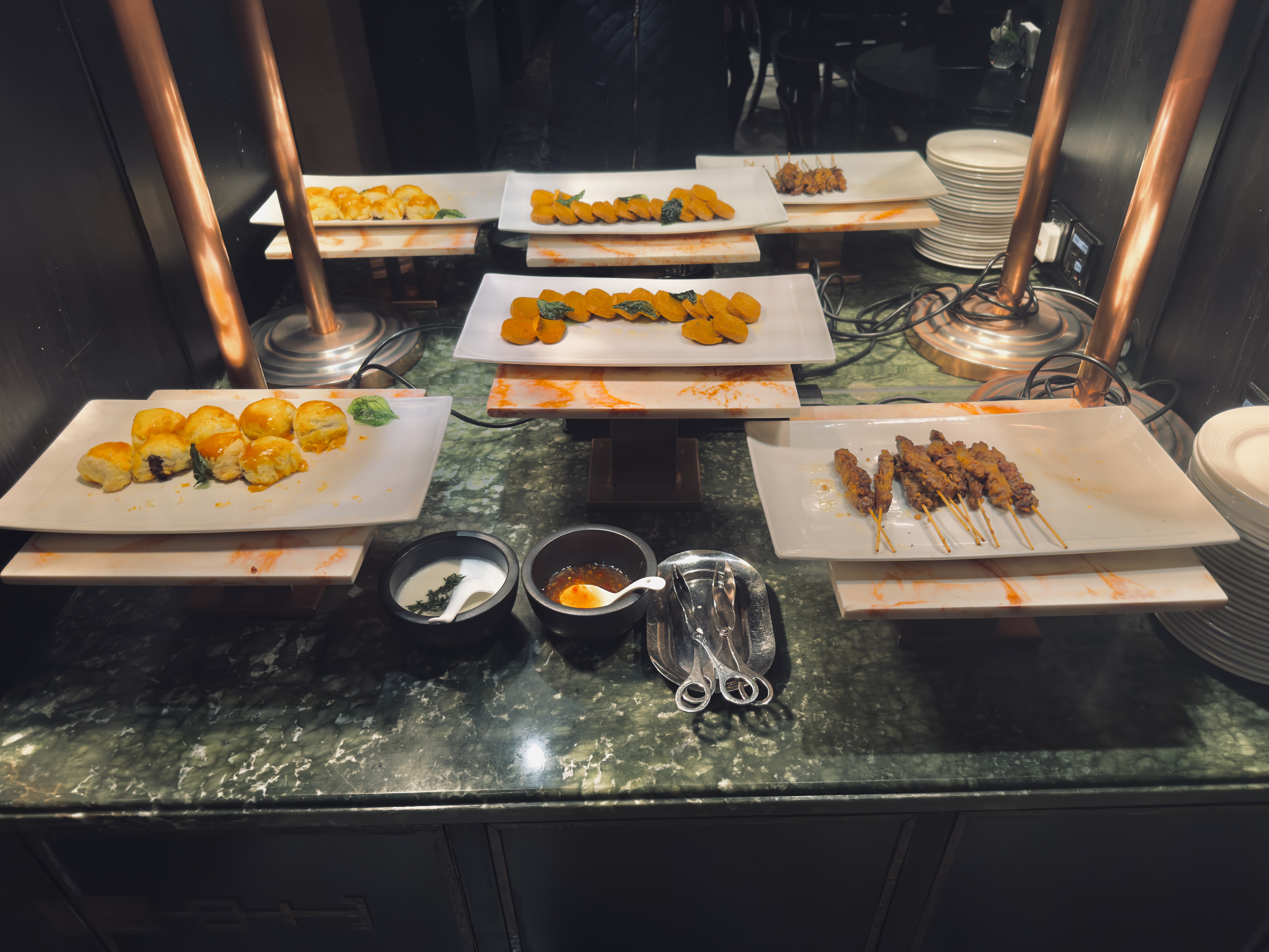 The St. Regis Beijing business center beef skewers