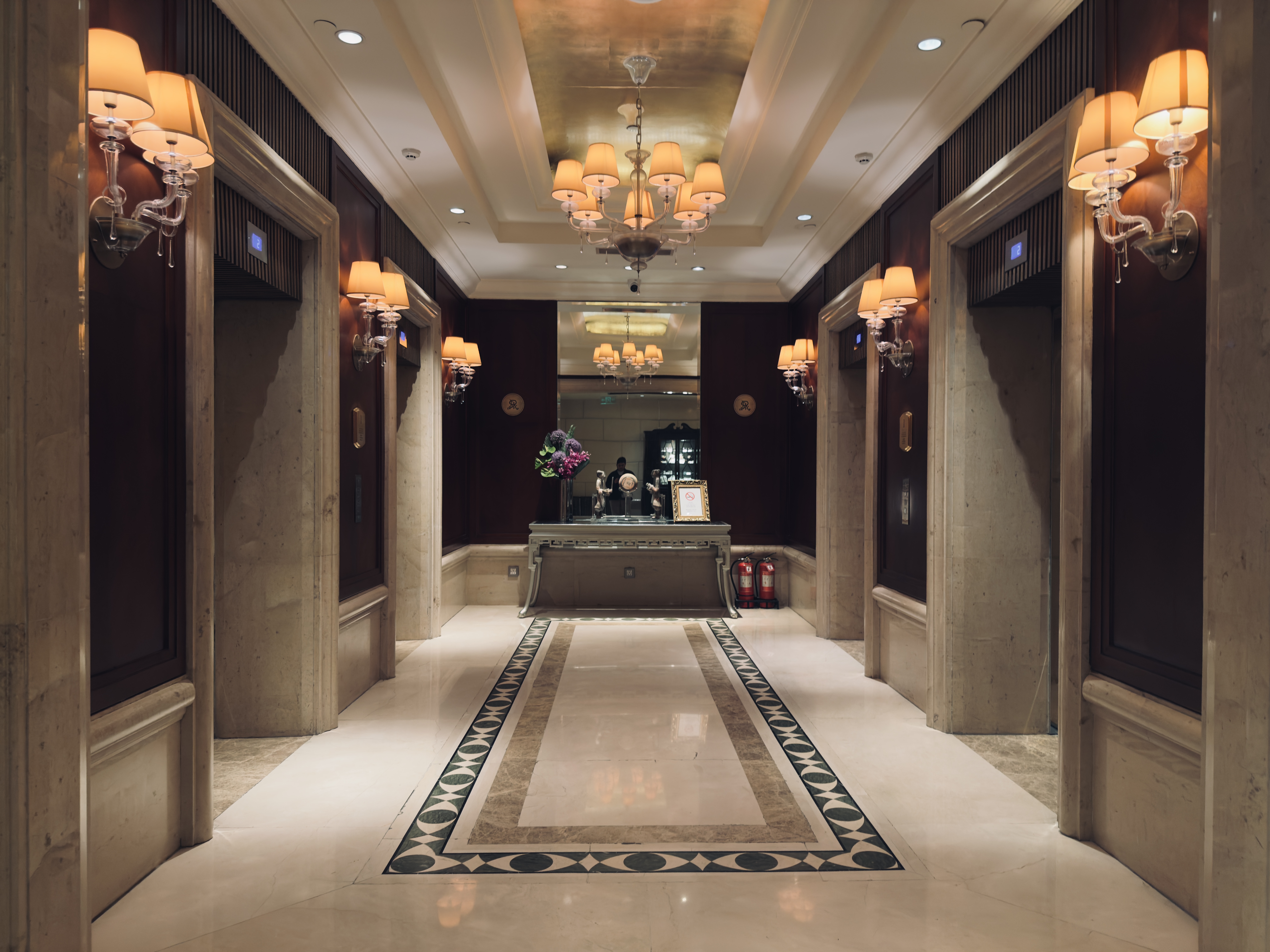 The St. Regis Beijing lobby elevators