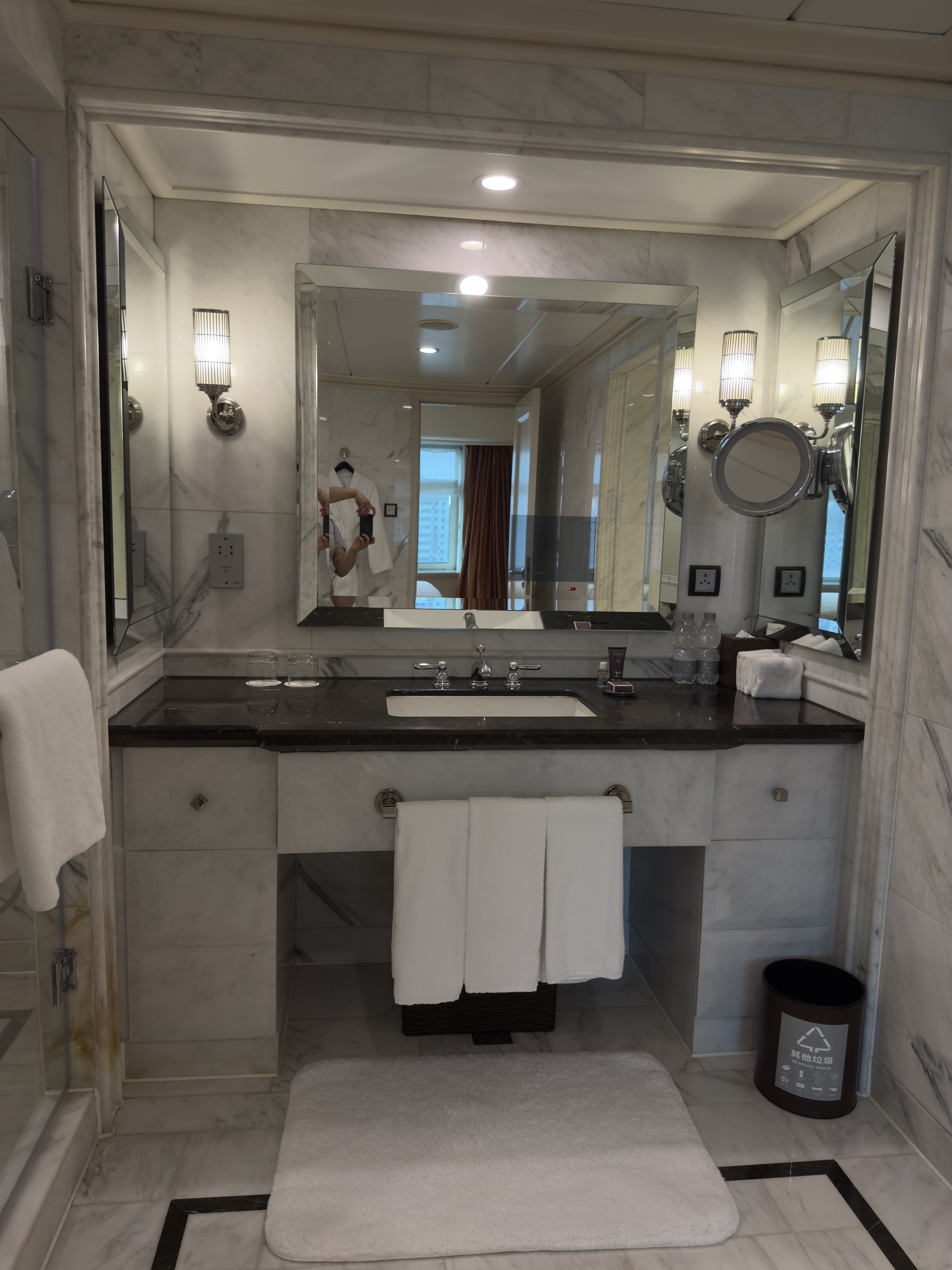 The St. Regis Beijing vanity and mirror