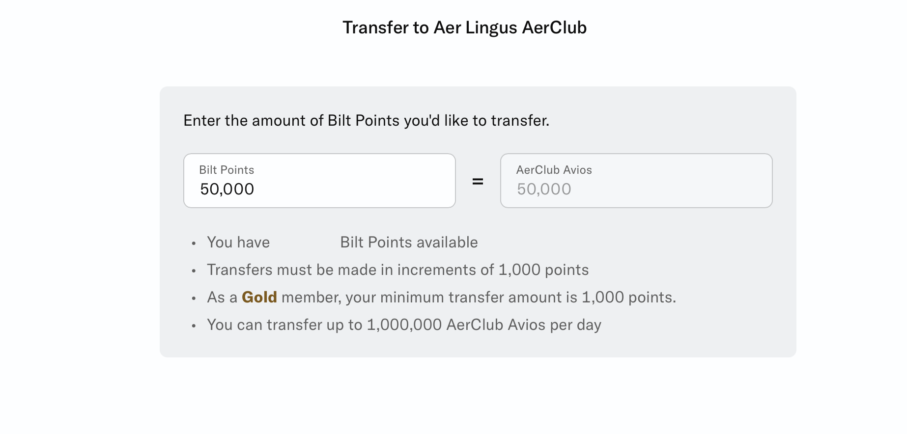 Transferring Bilt Points to Aer Lingus Transferring Bilt Points to Aer Lingus