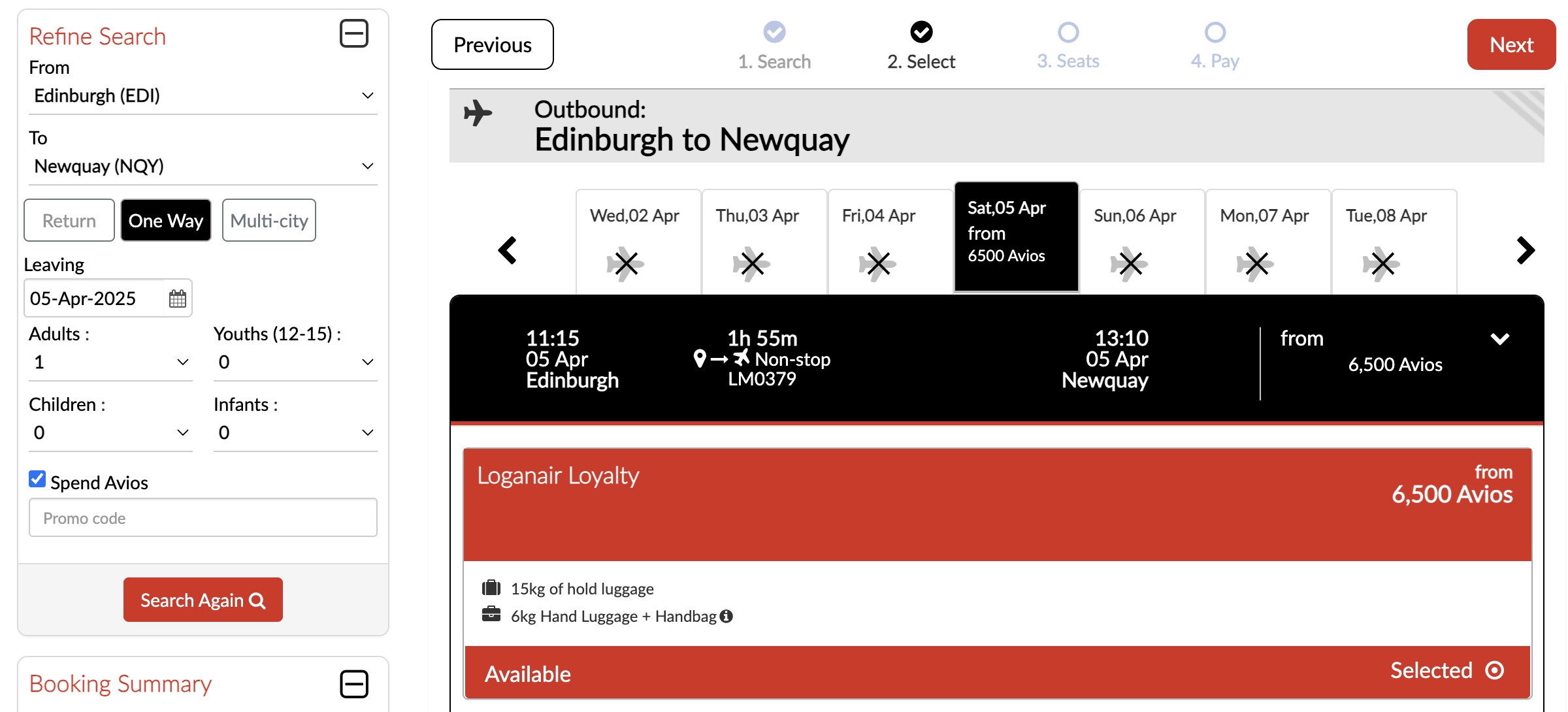 Using Avios to Fly Loganair Using Avios to Fly Loganair