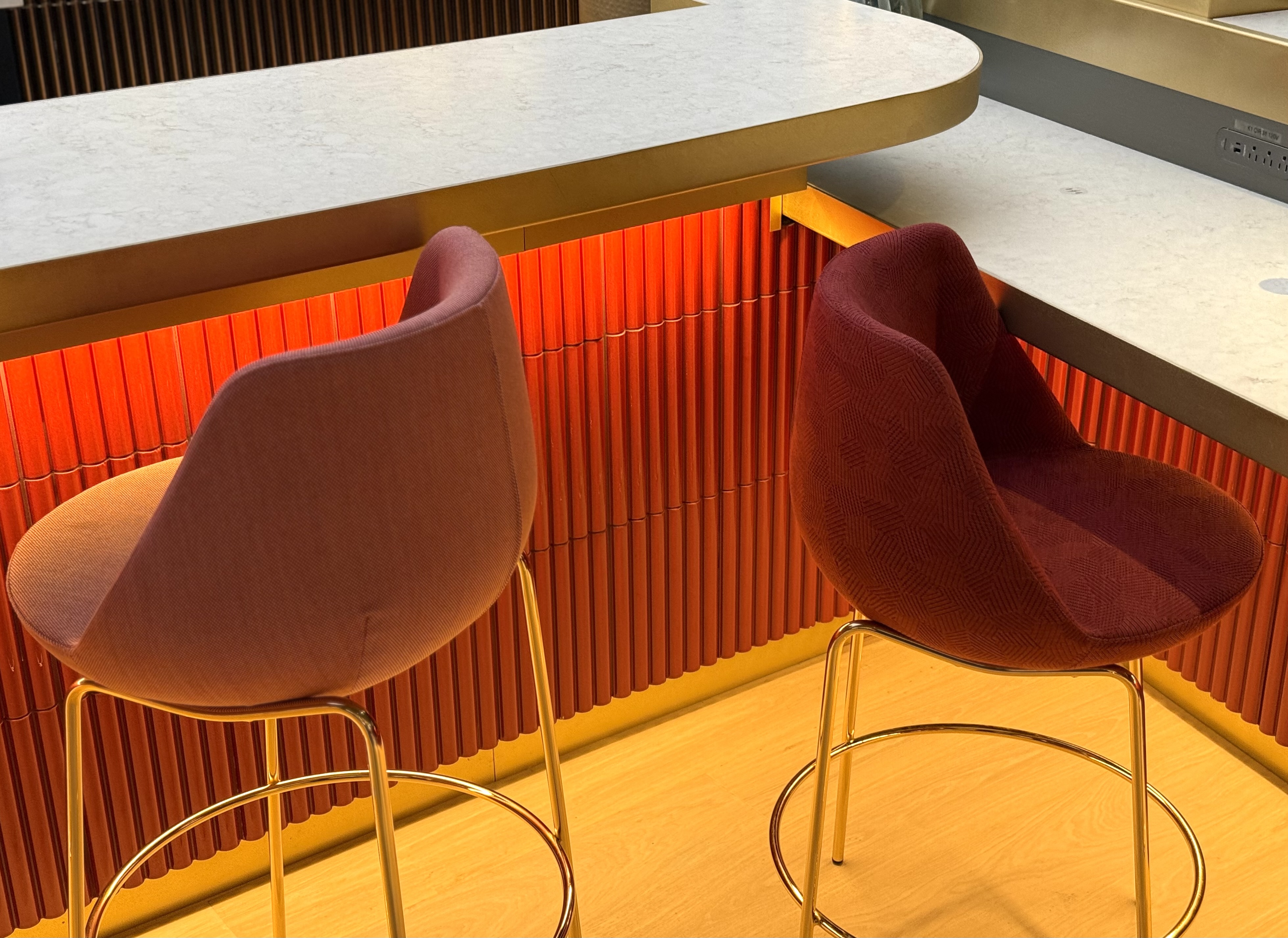 Virgin Atlantic Clubhouse LAX accessible bar