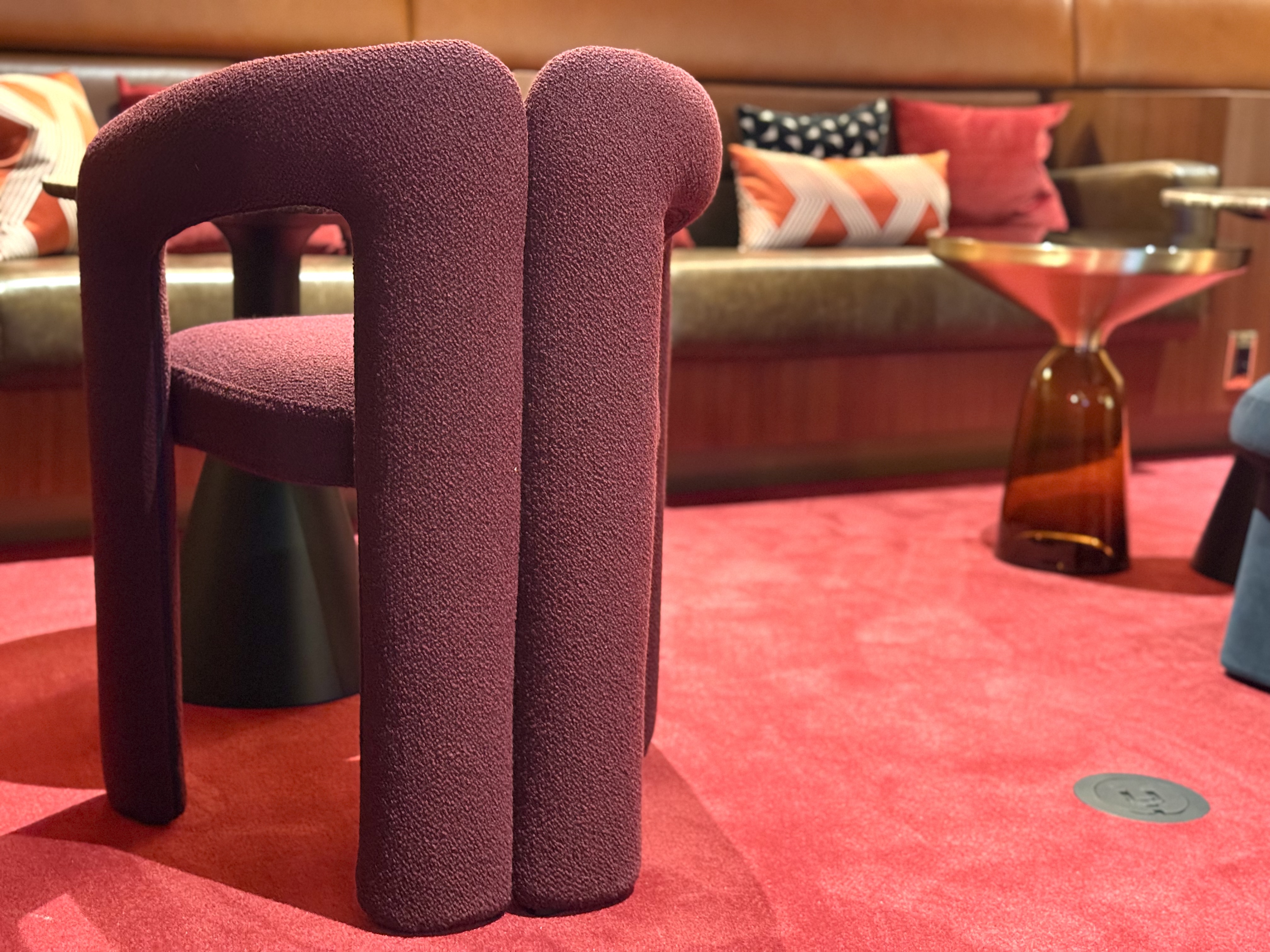 Virgin Atlantic Clubhouse LAX quirky seating