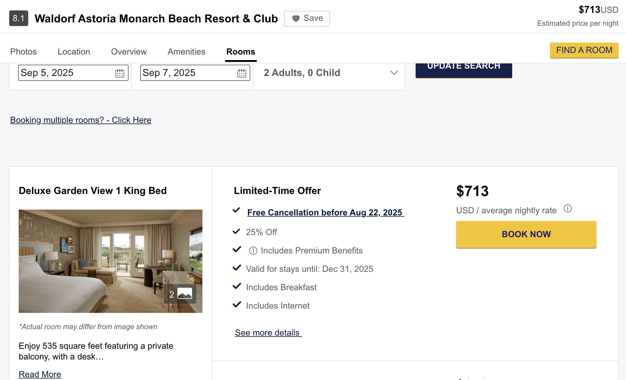 Waldorf Astoria Monarch Beach rate with Visa Luxury Hotel Collection discount Waldorf Astoria Monarch Beach rate with Visa Luxury Hotel Collection discount