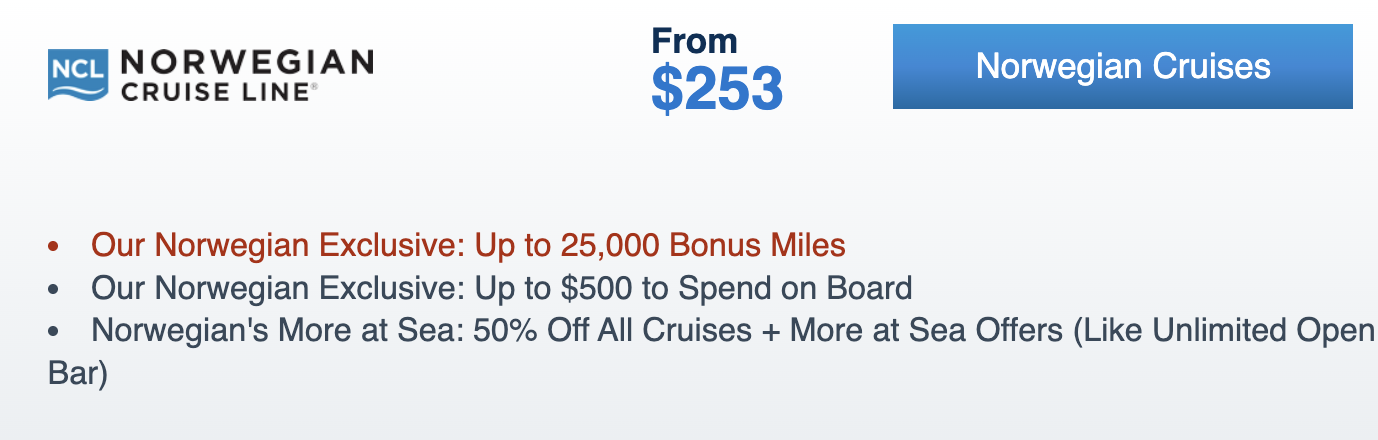AA Cruises Norwegian AA Cruises Norwegian