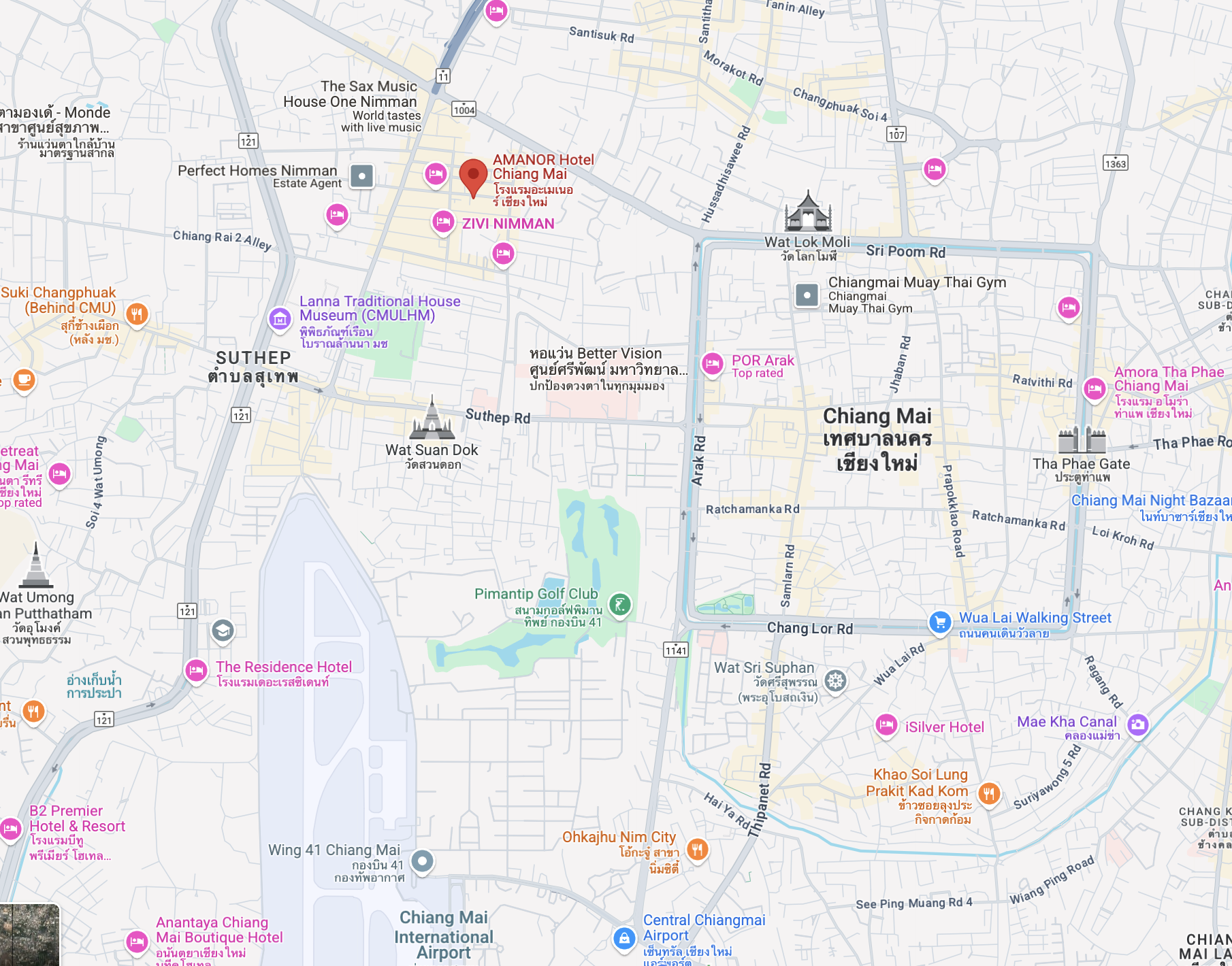 AMANOR Chiang Mai location AMANOR Chiang Mai location