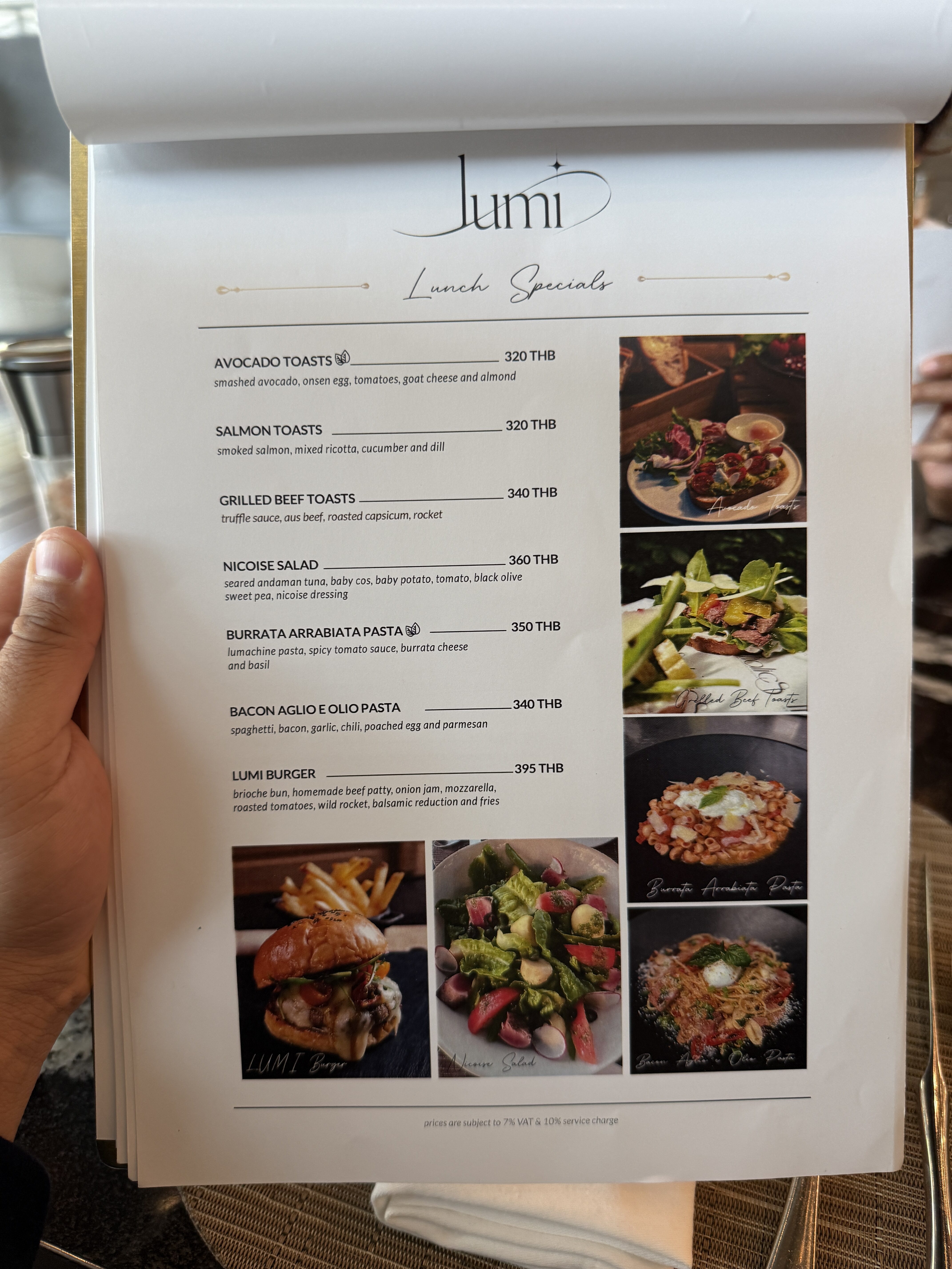 AMANOR Hotel Chiang Mai Lumi menu AMANOR Hotel Chiang Mai Lumi menu