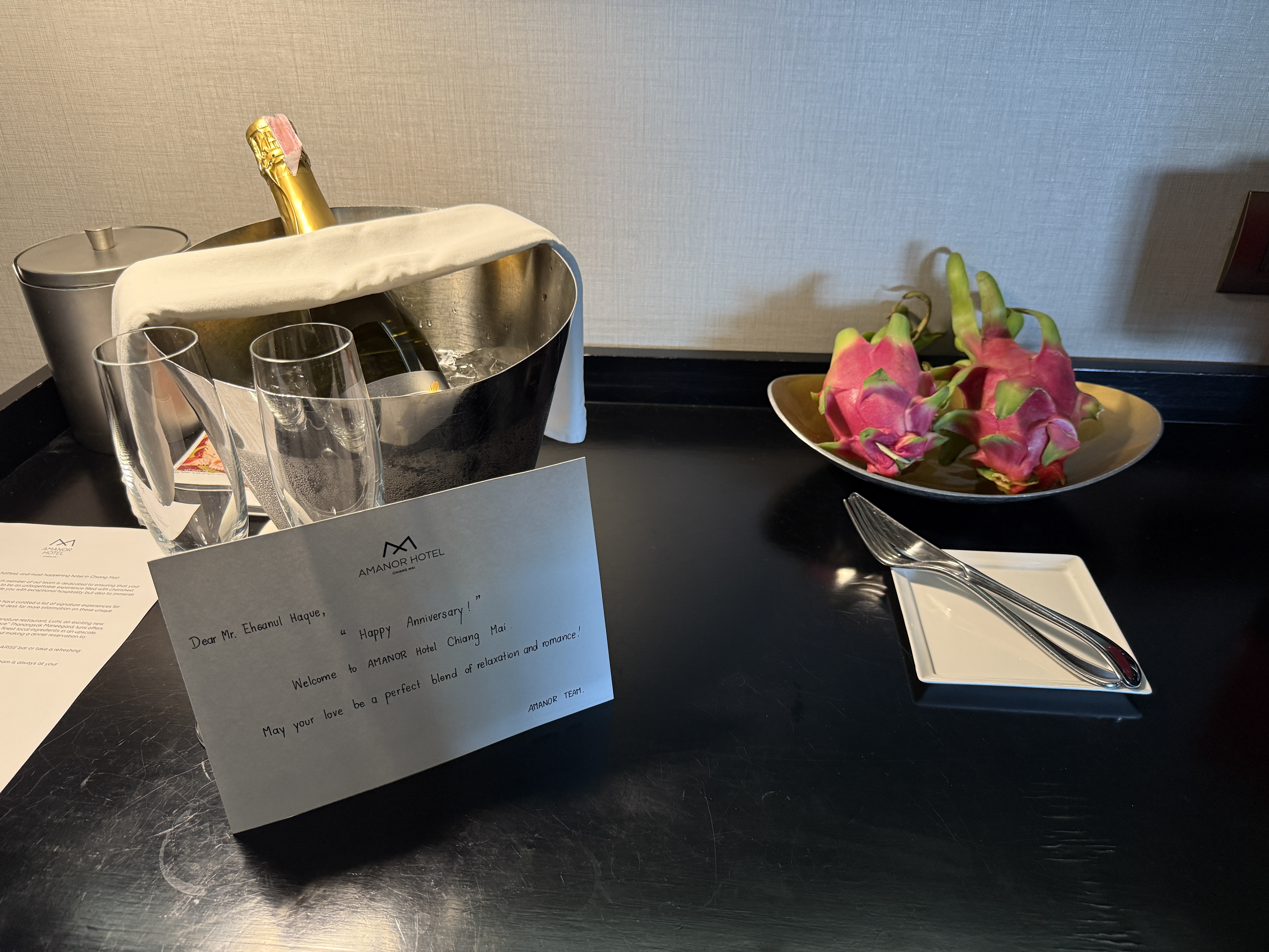 AMANOR Hotel Chiang Mai complimentary treats AMANOR Hotel Chiang Mai complimentary treats