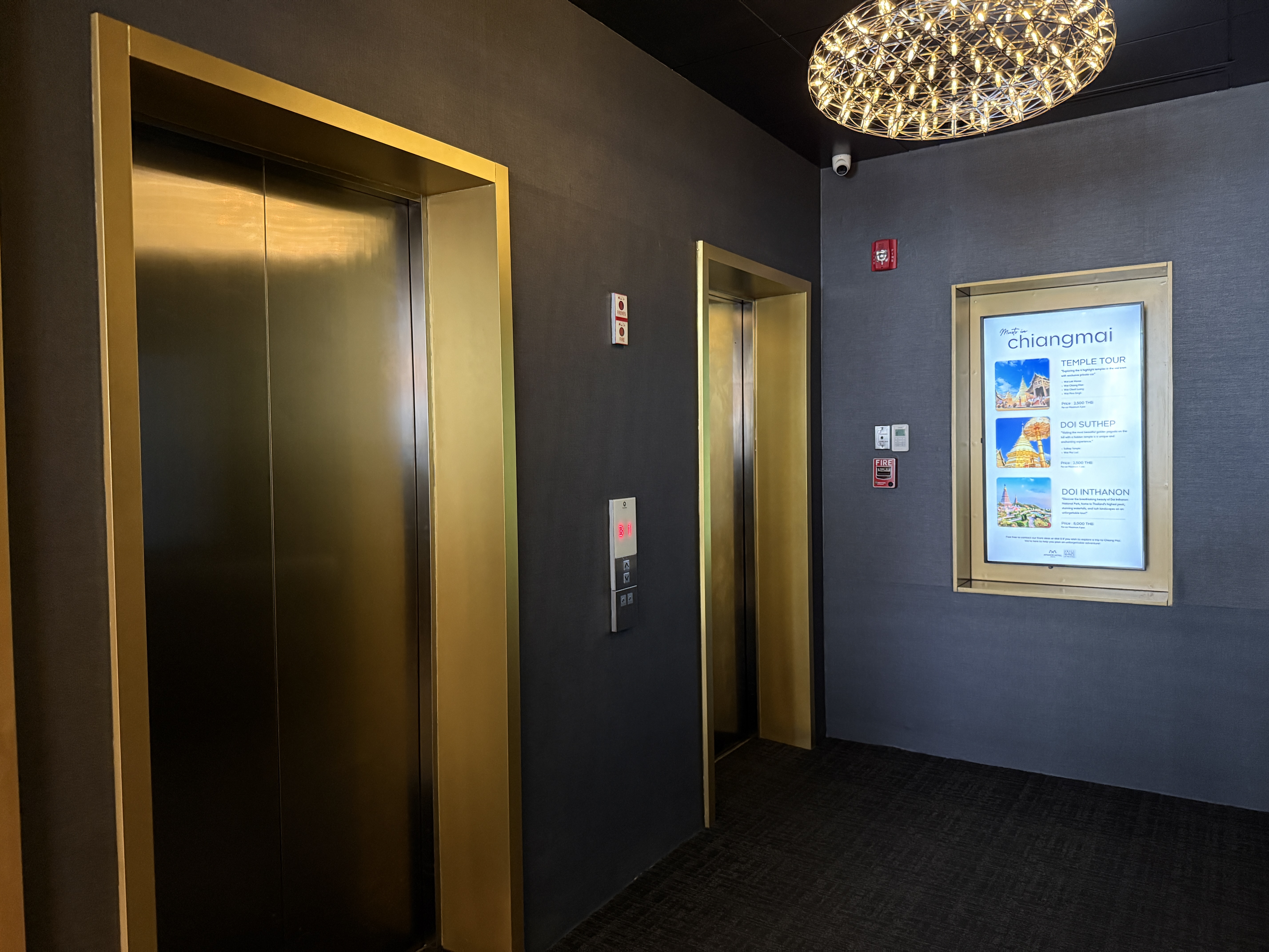 AMANOR Hotel Chiang Mai guest floor elevators AMANOR Hotel Chiang Mai guest floor elevators