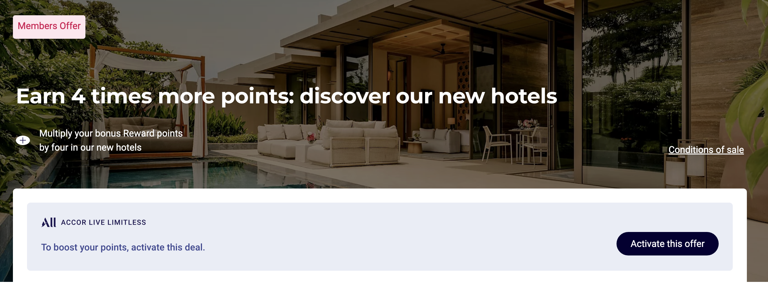 Accor 4x Promo Accor 4x Promo