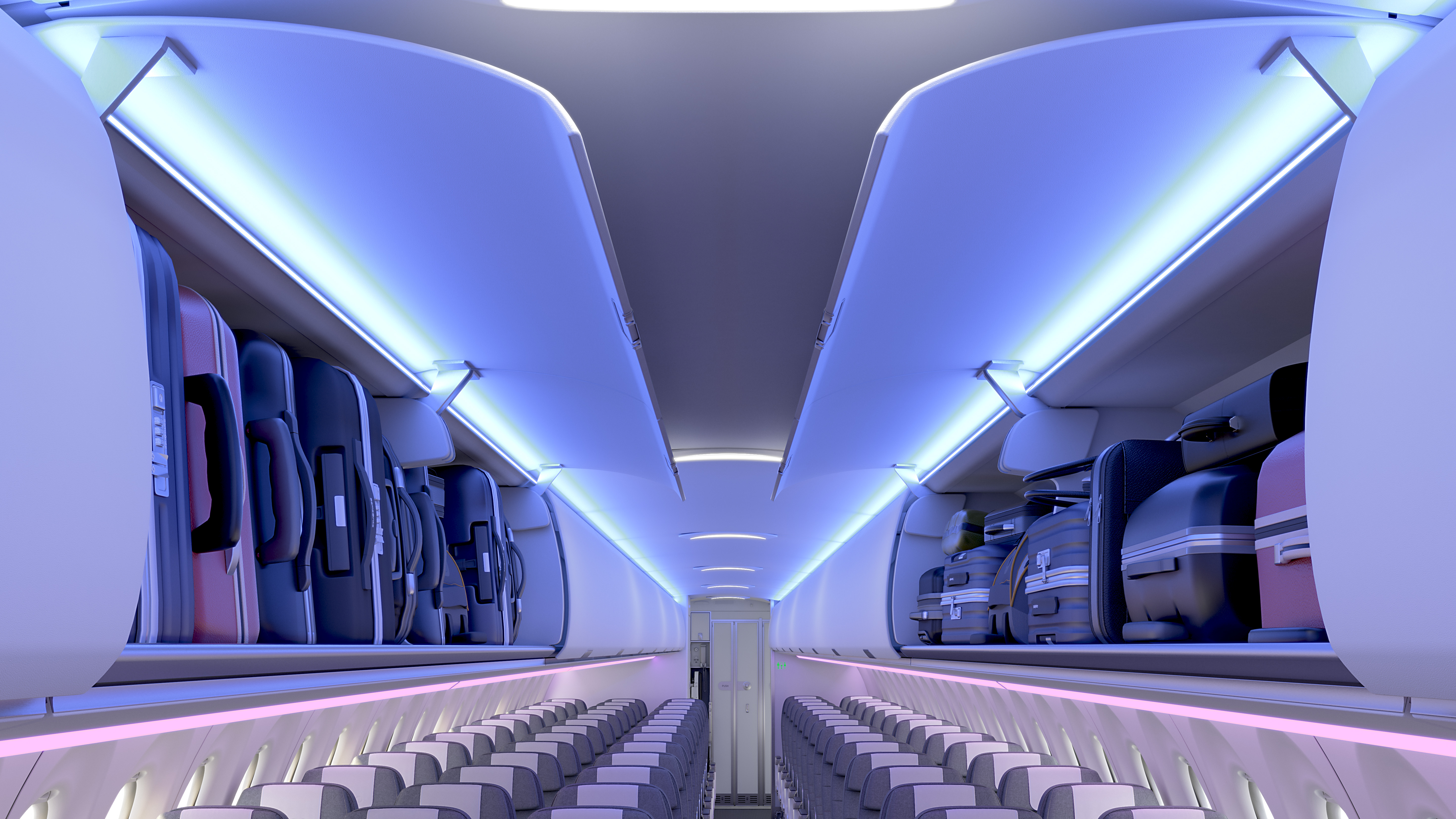 Airbus A220 Airspace cabin Airbus A220 Airspace cabin