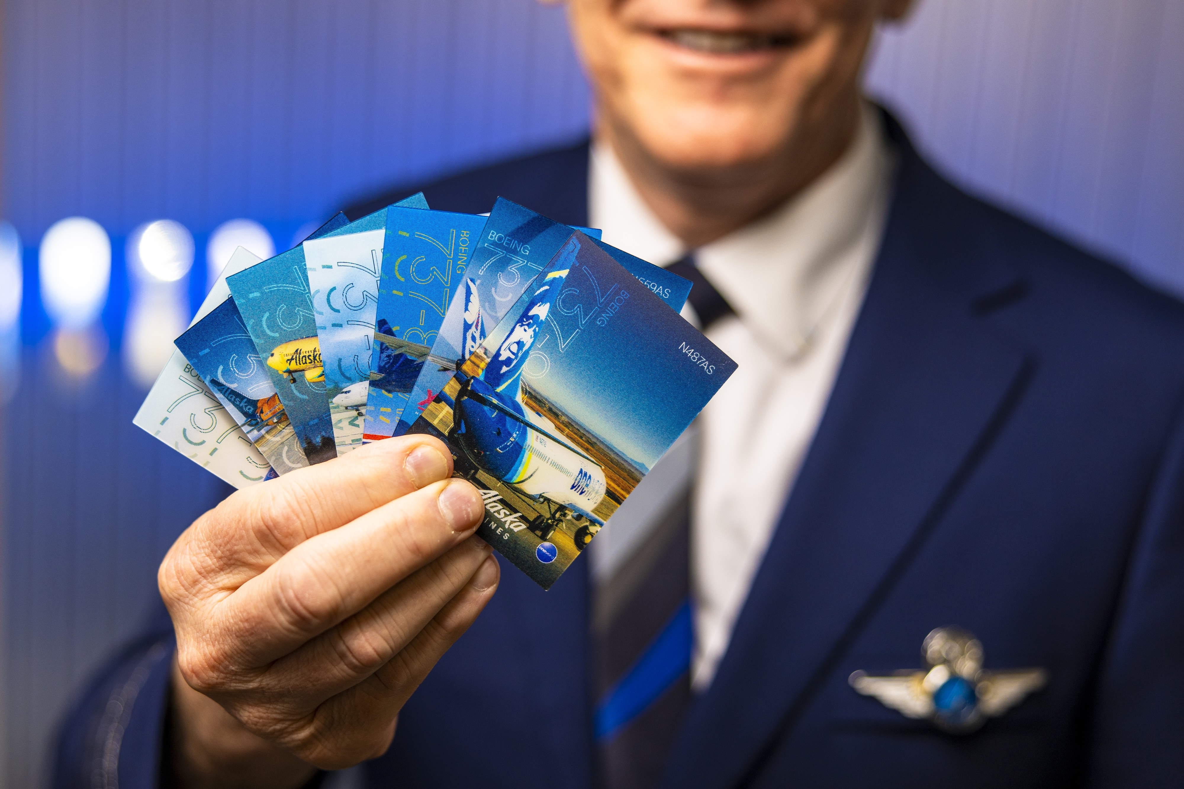 2025 Legend Captain Steve Fulton Alaska Airlines trading cards 2025