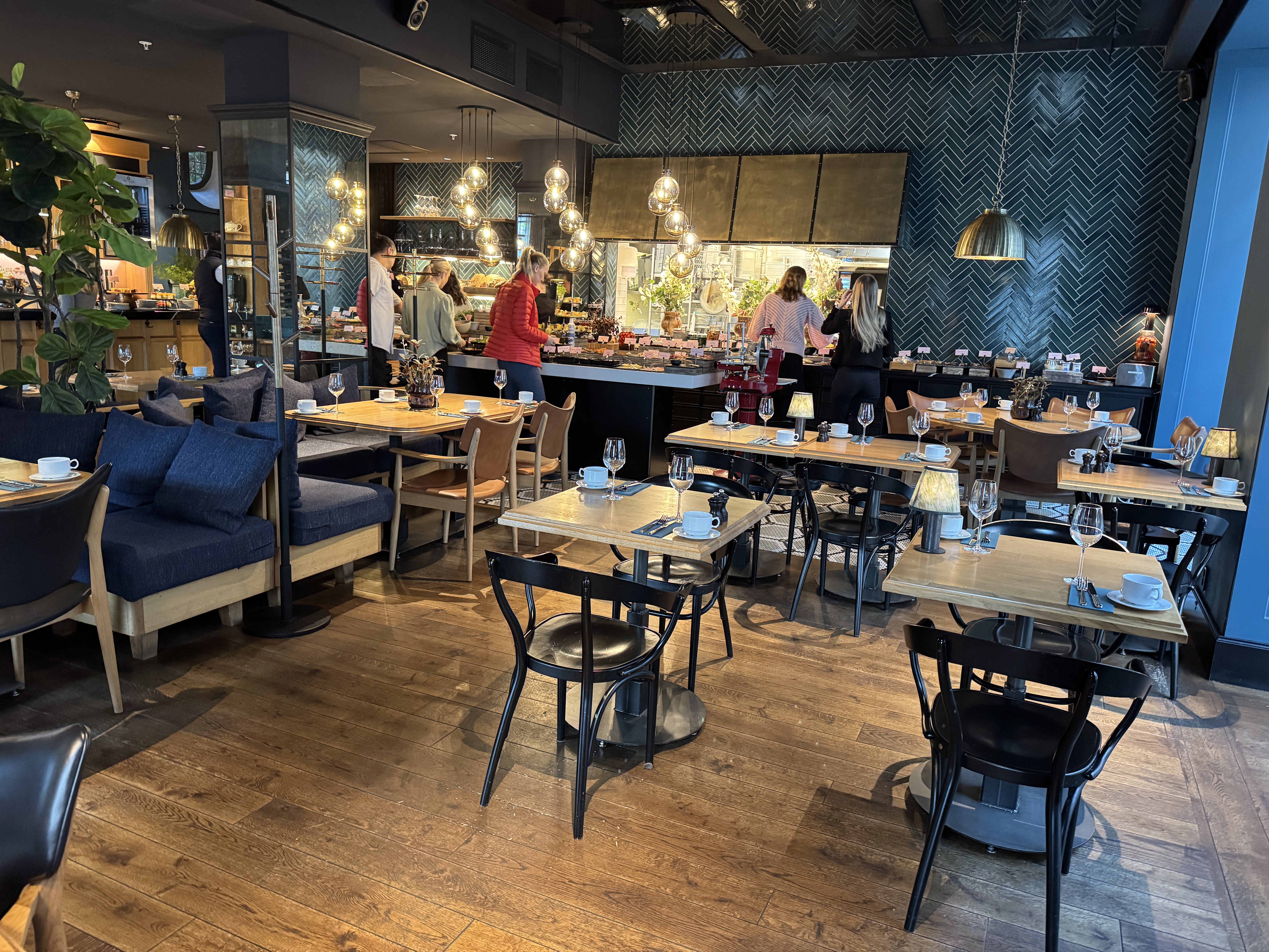 Amerikalinjen Atlas breakfast dining area