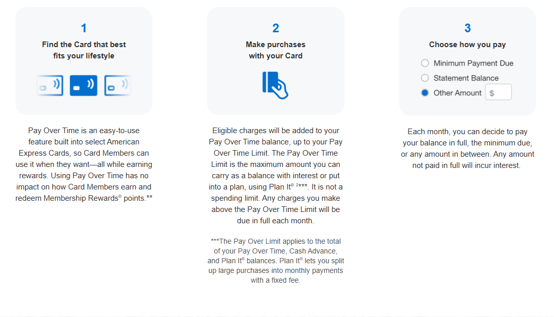 Amex Pay Over Time Amex Pay Over Time