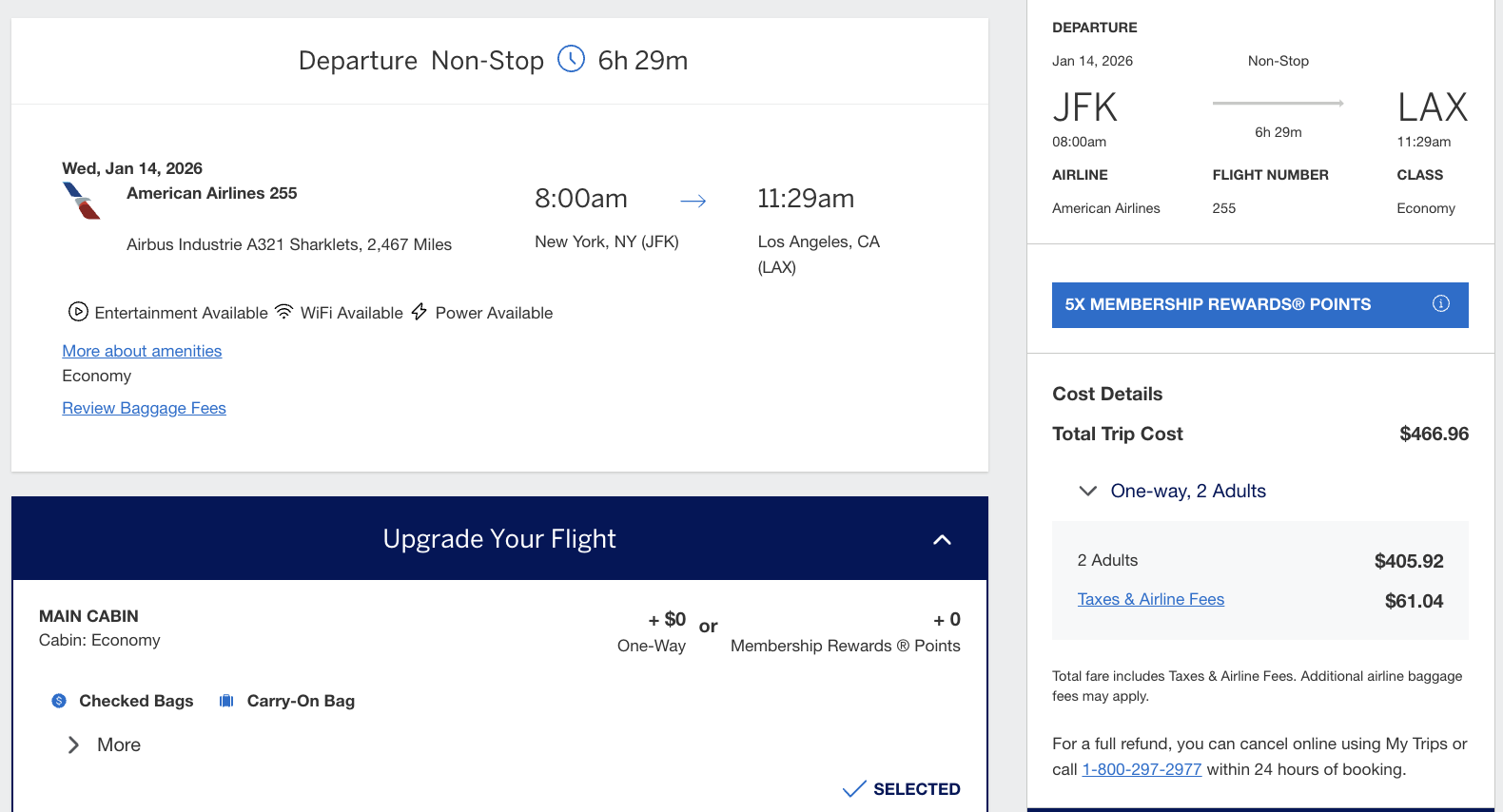 Amex Travel Flight Itinerary from New York to Los Angeles Amex Travel Flight Itinerary from New York to Los Angeles