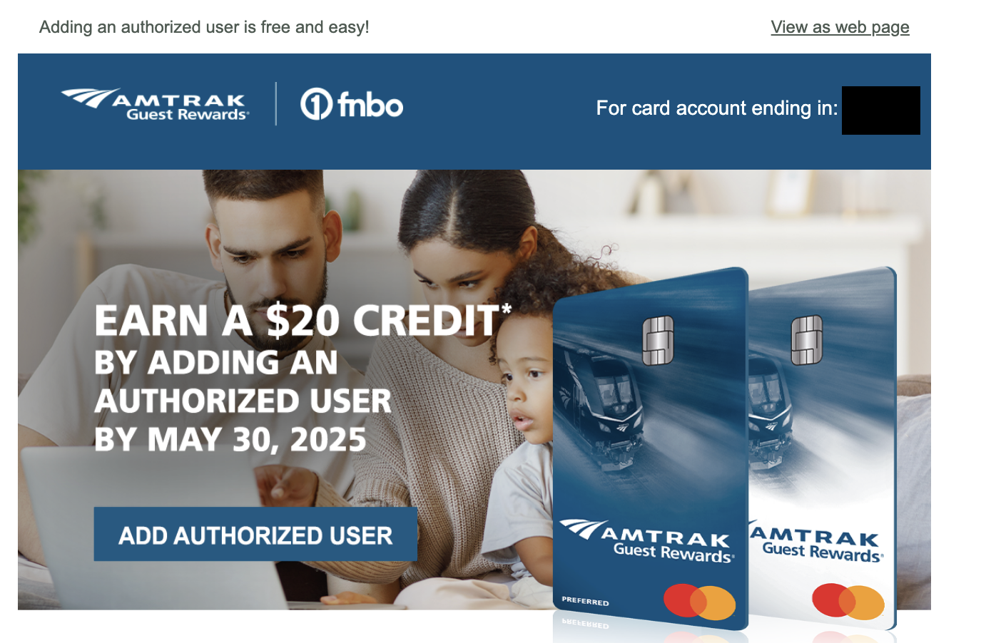 Amtrak Authorized User Promo