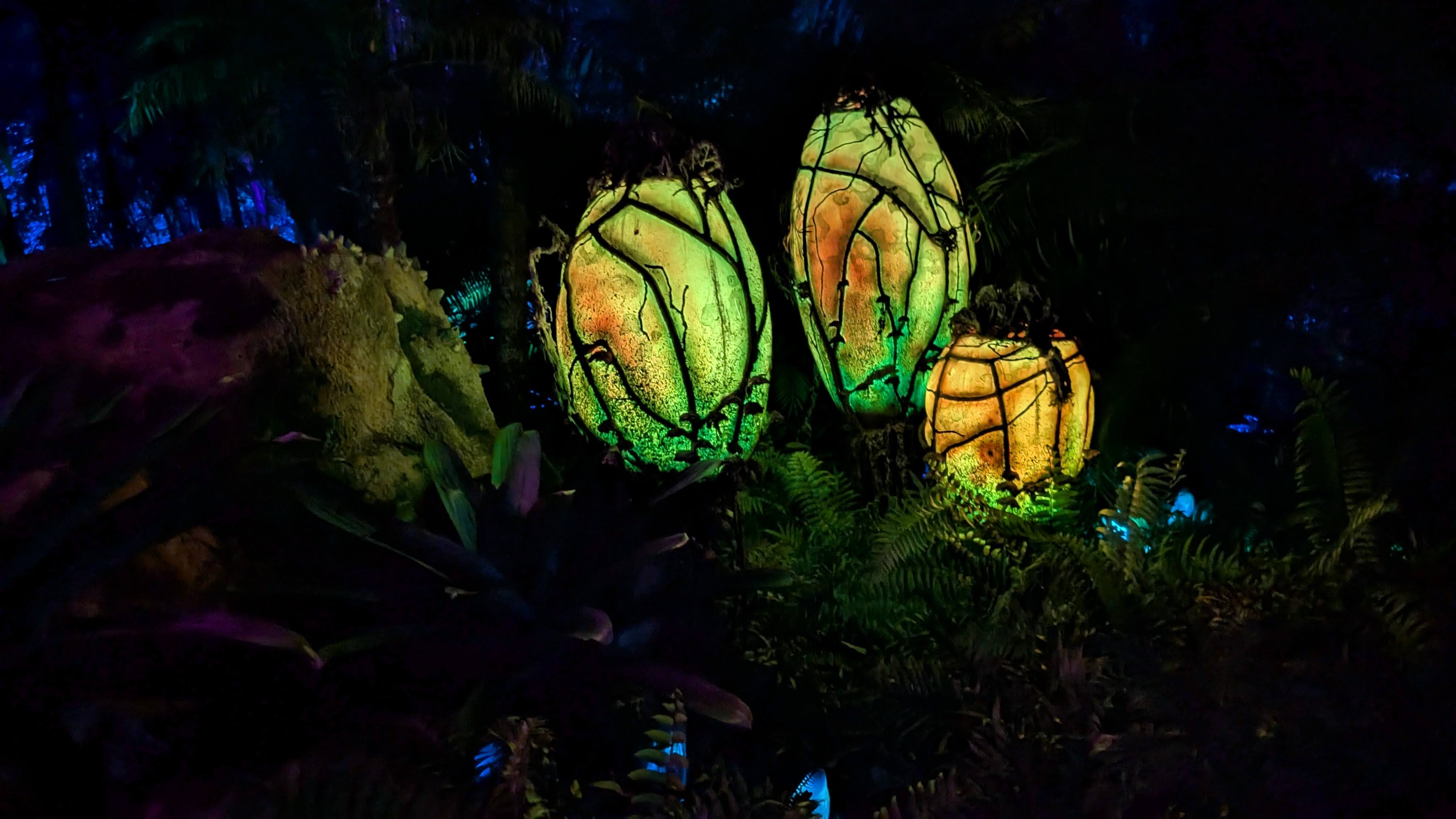 Animal Kingdom Pandora plants at night Animal Kingdom Pandora plants at night